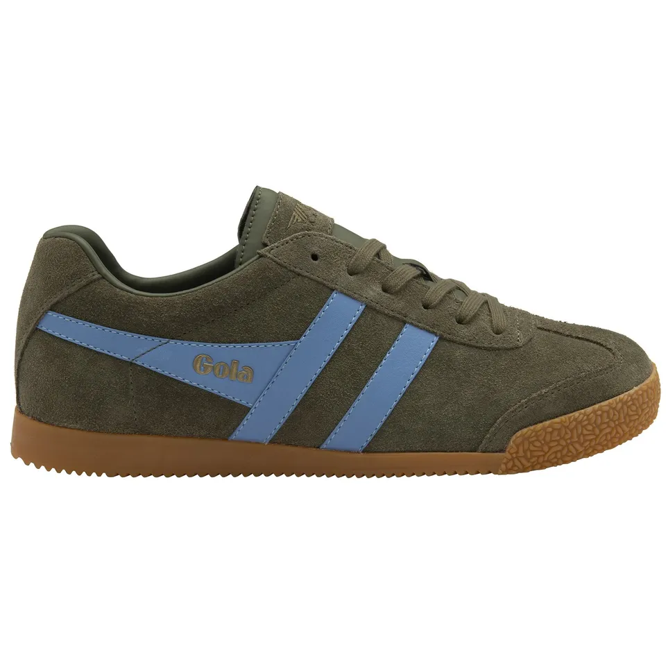 gola-harrier-herren-sneaker-khaki-hellblau-wildleder image 1