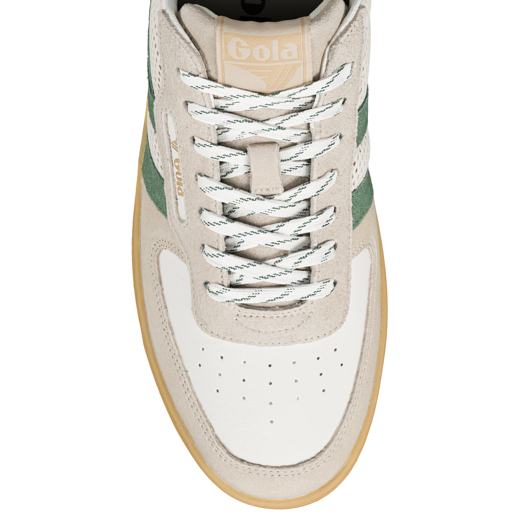 gola-hawk-83-herren-sneaker-beige-gr-n-mesh image 4