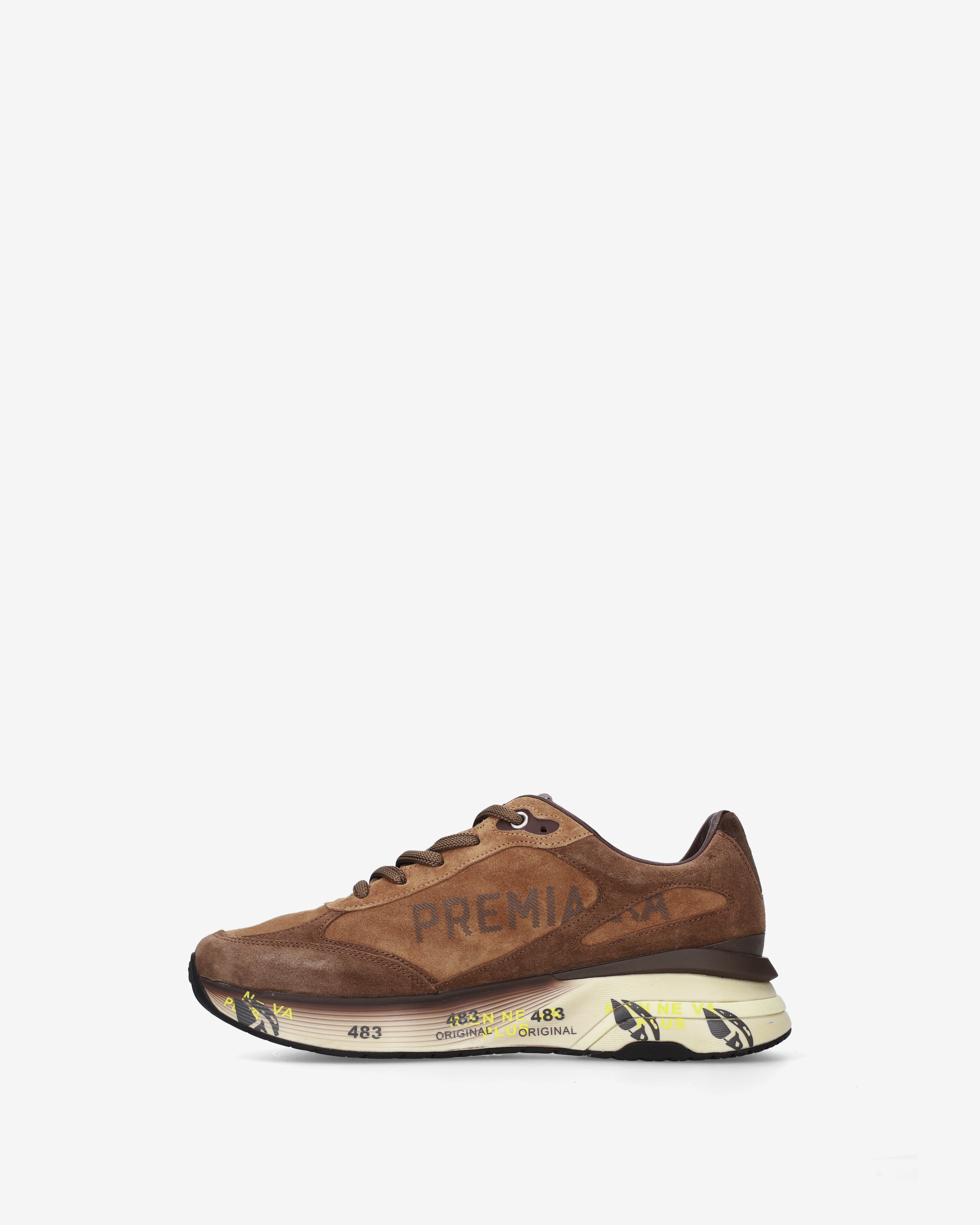premiata-moerun-8539-herren-sneaker-braun-suede image 3