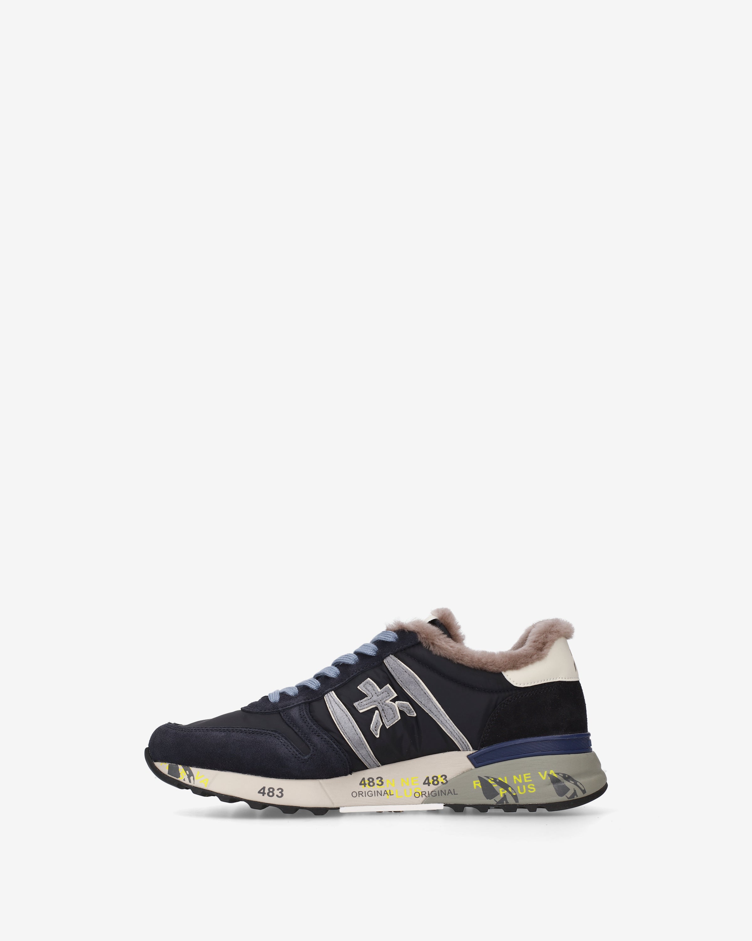 premiata-lander-8656m-herren-sneaker-nylon-suede image 3