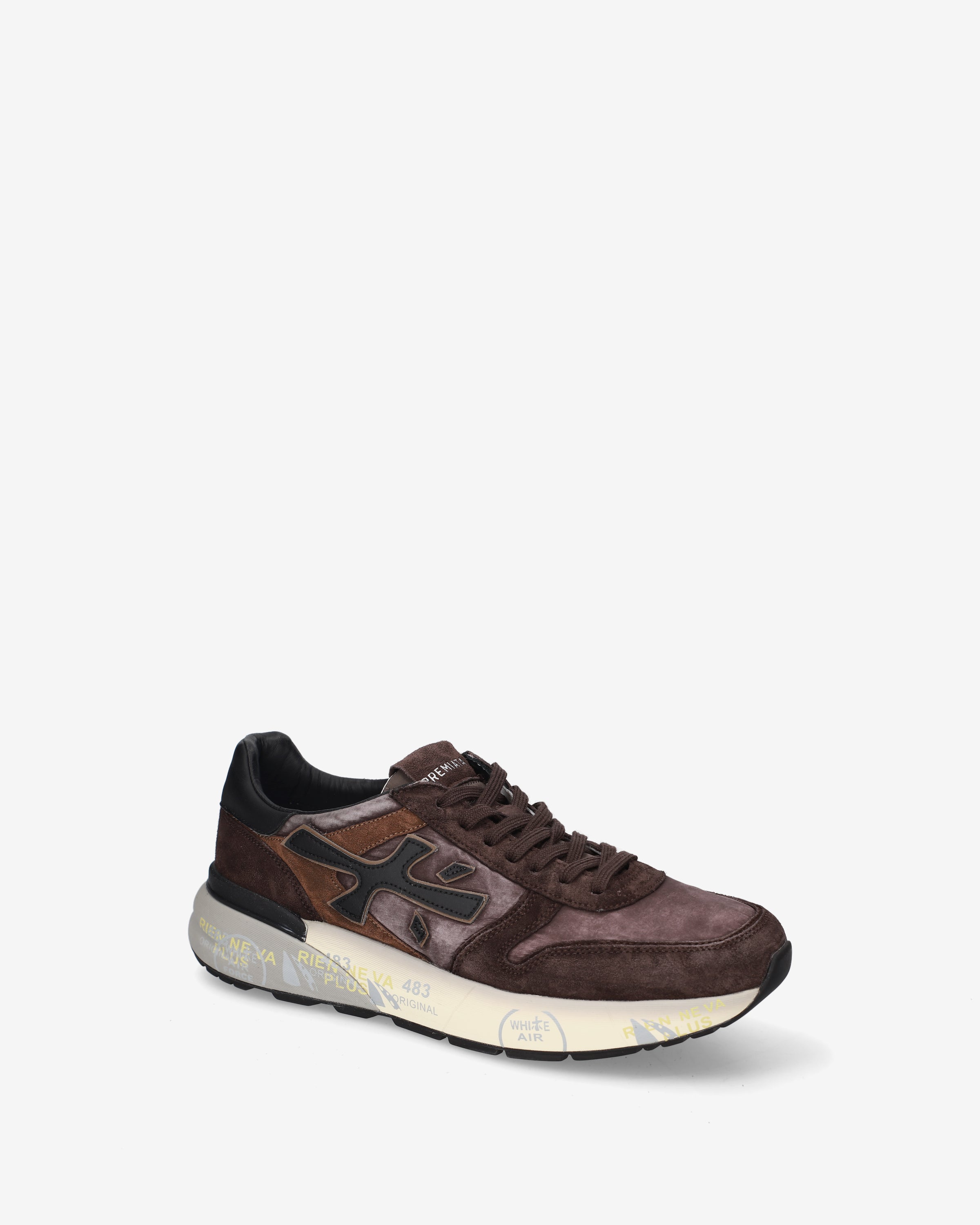 premiata-mick-8434-herren-sneaker-braun image 4