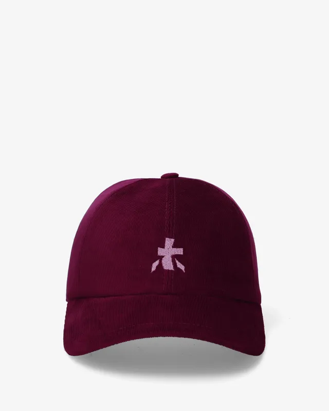 premiata-cappello-da-baseball-corduroy-cap-burgundy image 1