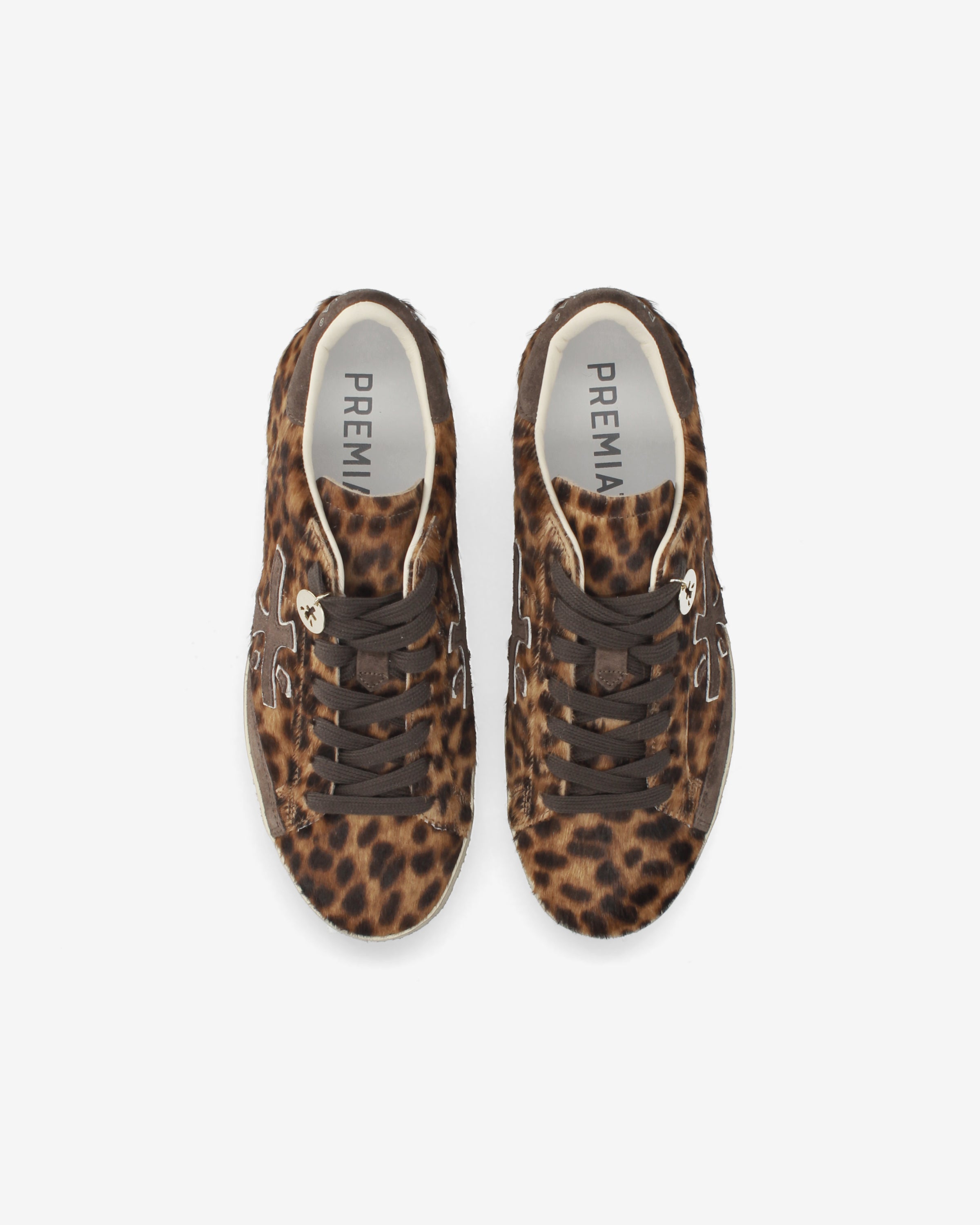premiata-stevend-8711-damen-sneaker-braun-animalier-cavallino-suede image 6
