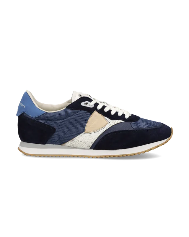 philippe-model-blville-herren-sneaker-bleu-blau image 1