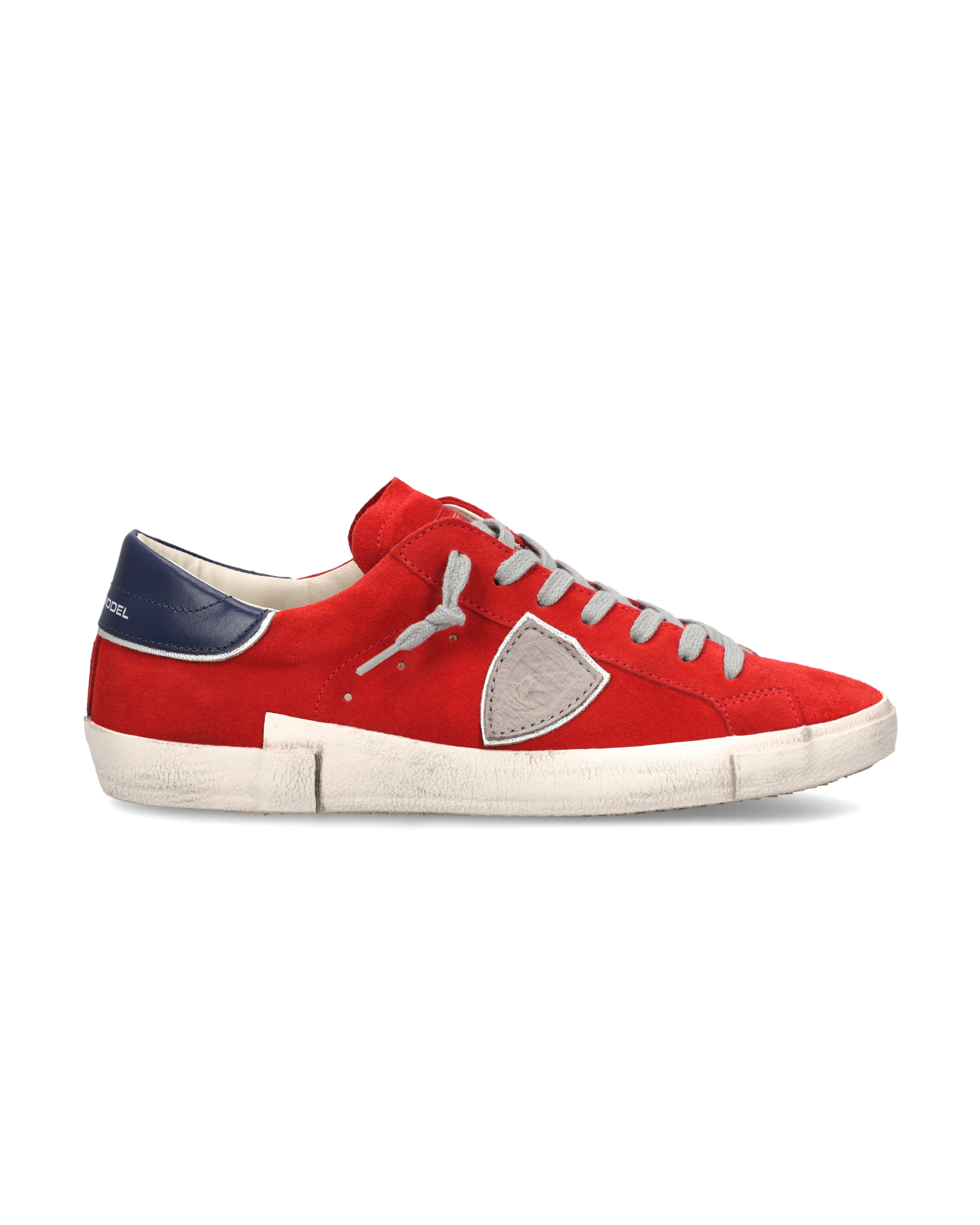 philippe-model-prsx-sneaker-herren-rot-grau image 1