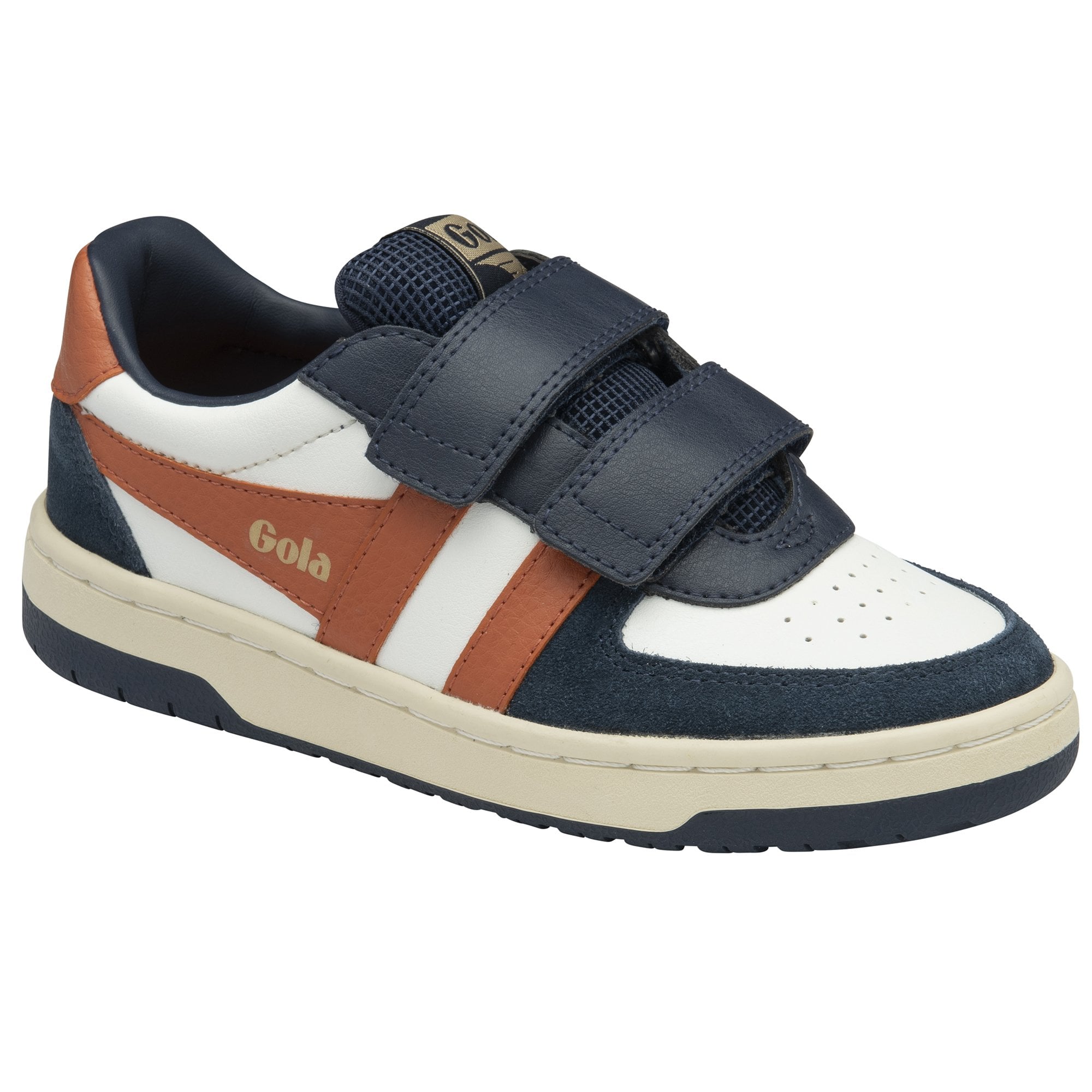 gola-hawk-strap-kinder-sneaker-wei-navy-orange image 2