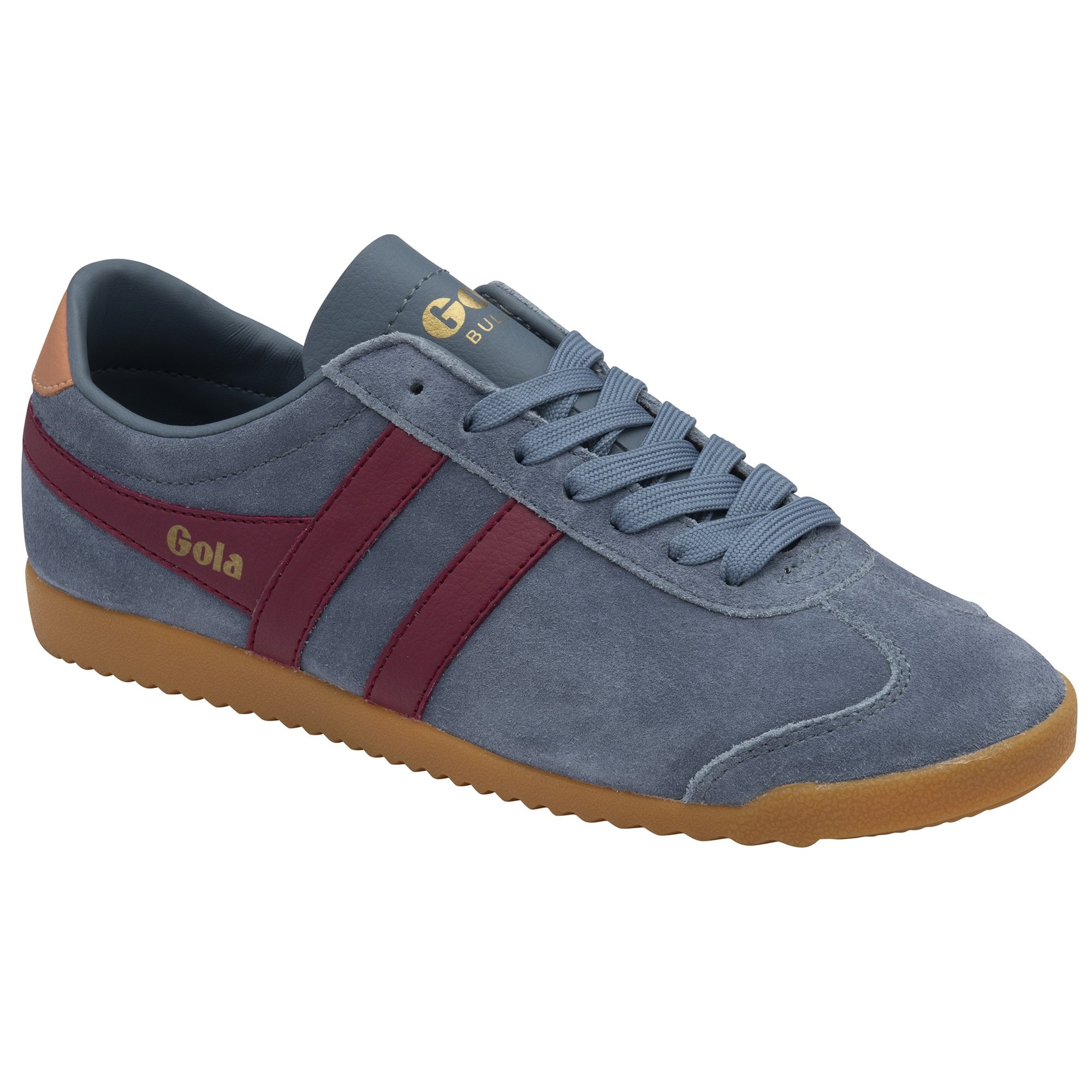 gola-bullet-suede-damen-sneaker-mondhellblau-kirschrot image 2