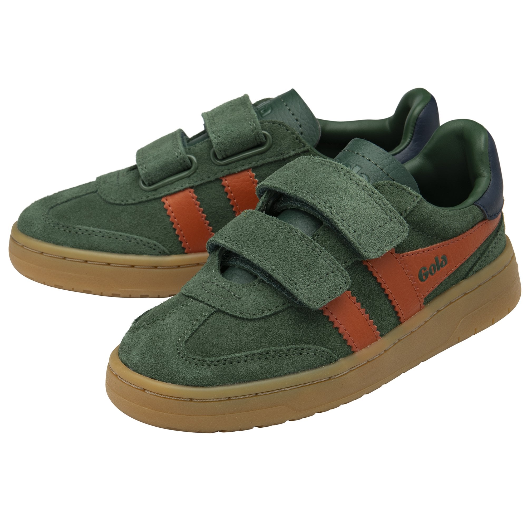 gola-viper-strap-kinder-sneaker-orange-marine-mit-doppel-klett image 3
