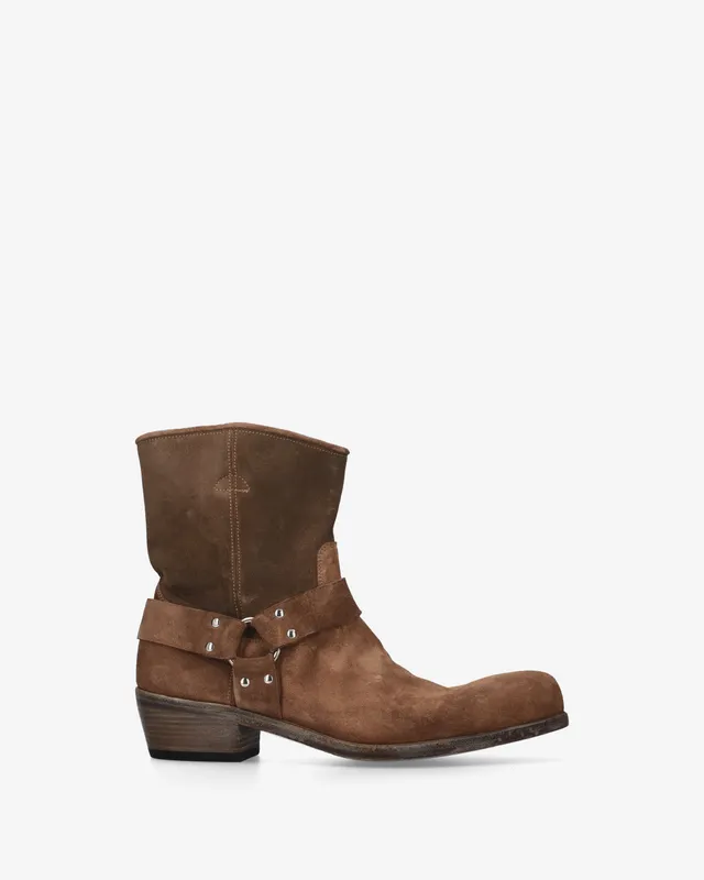 premiata-engineer-bootie-herren-sigaro-velours-ringriemen image 1