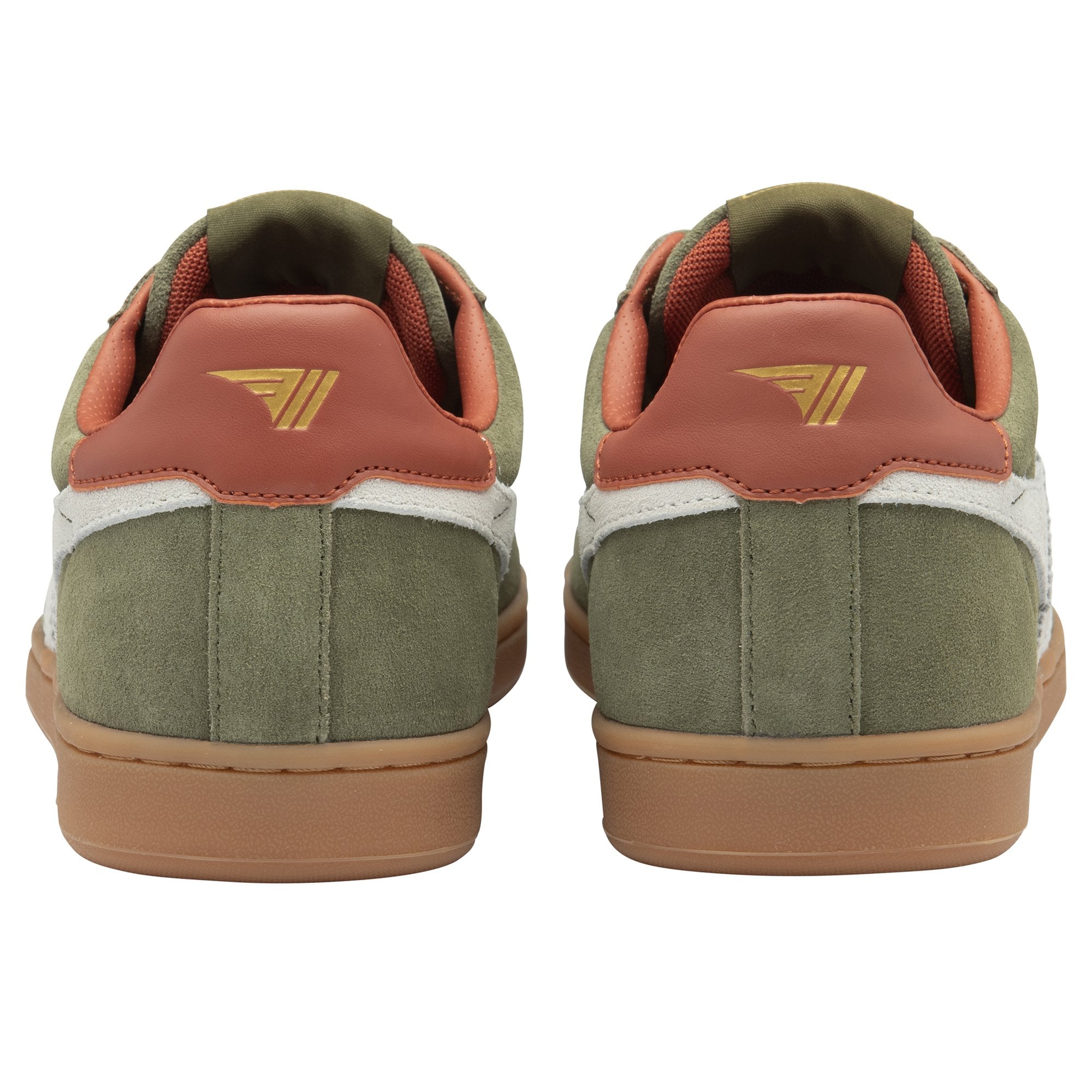 gola-equipe-ii-wildleder-sneaker-f-r-herren-khaki-cremewei-rost image 4