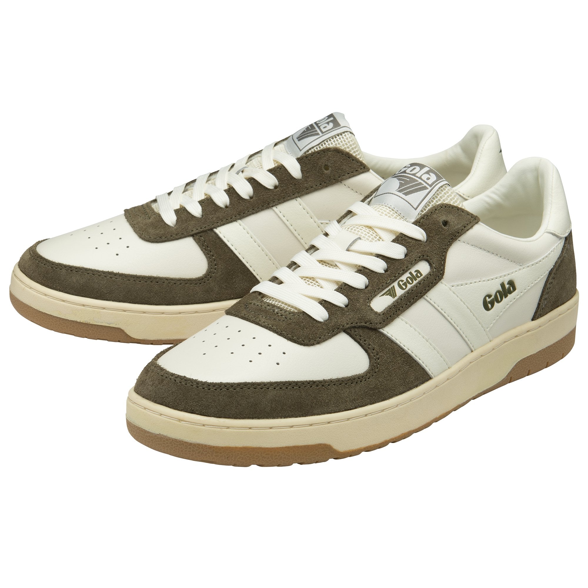 gola-hawk-89-herren-sneaker-leder-cremewei-khaki image 3