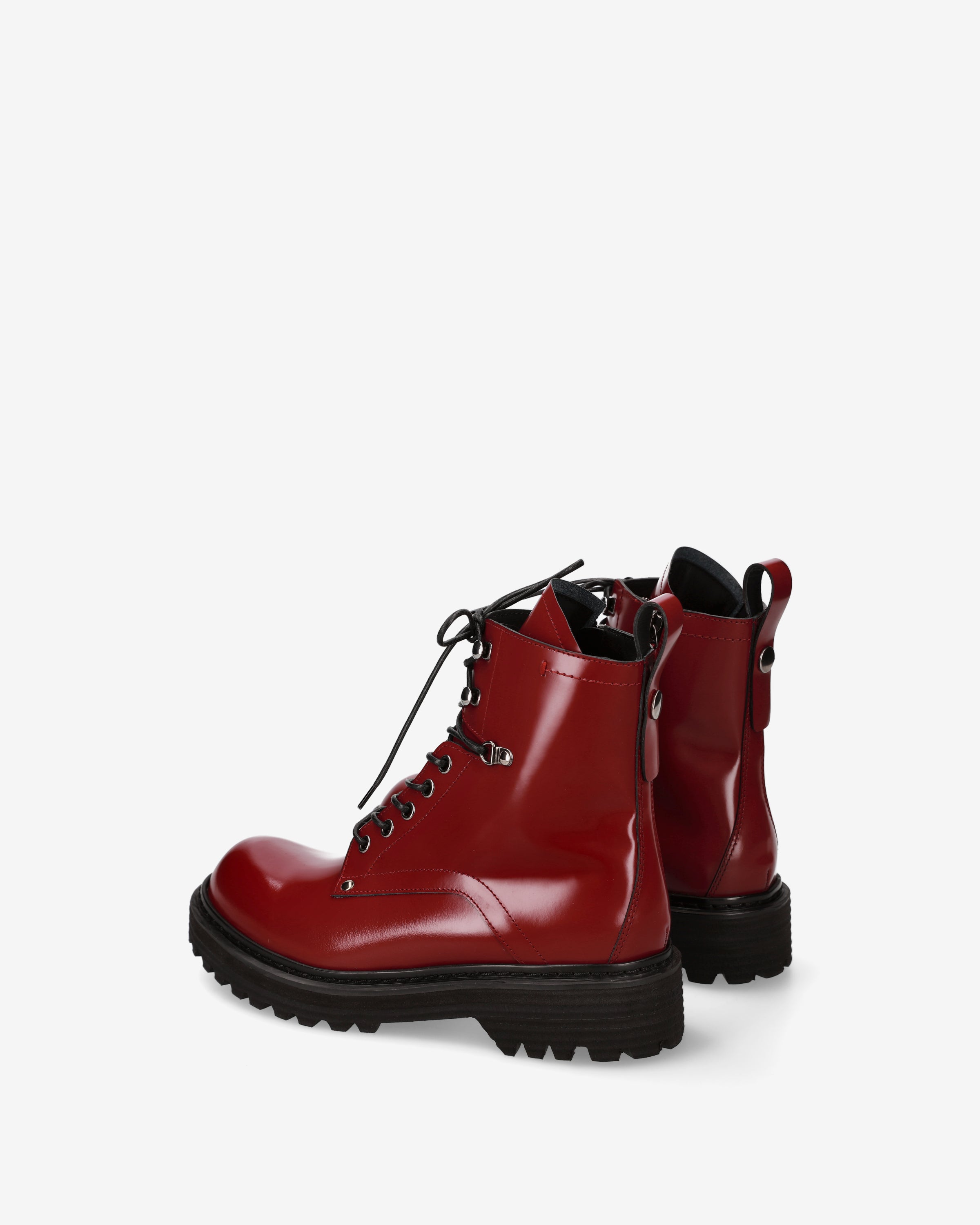 premiata-anfibio-platform-boot-rot-leder-damen image 5