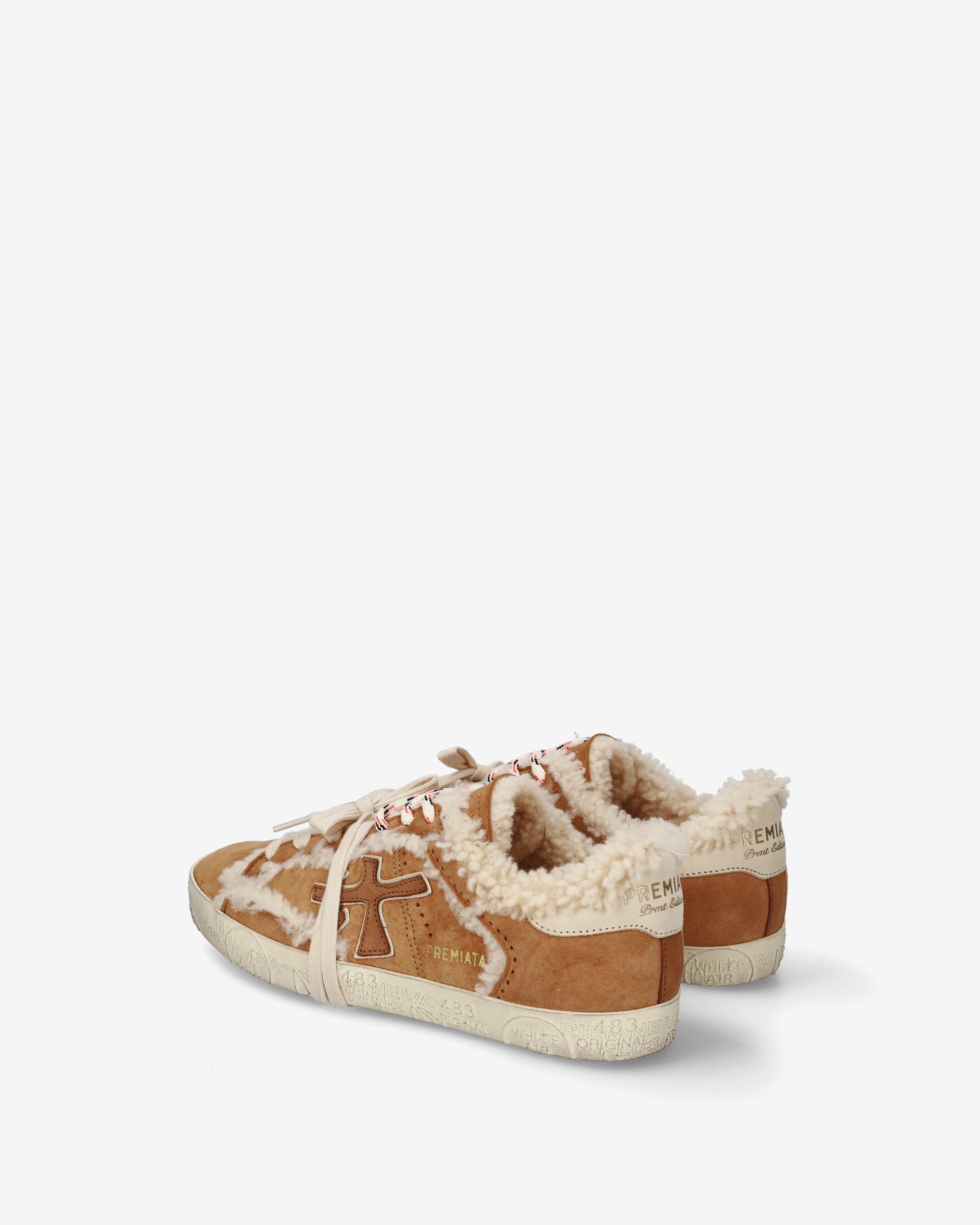 premiata-stevend-8693m-sneaker-damen-cuoio-shearling image 5