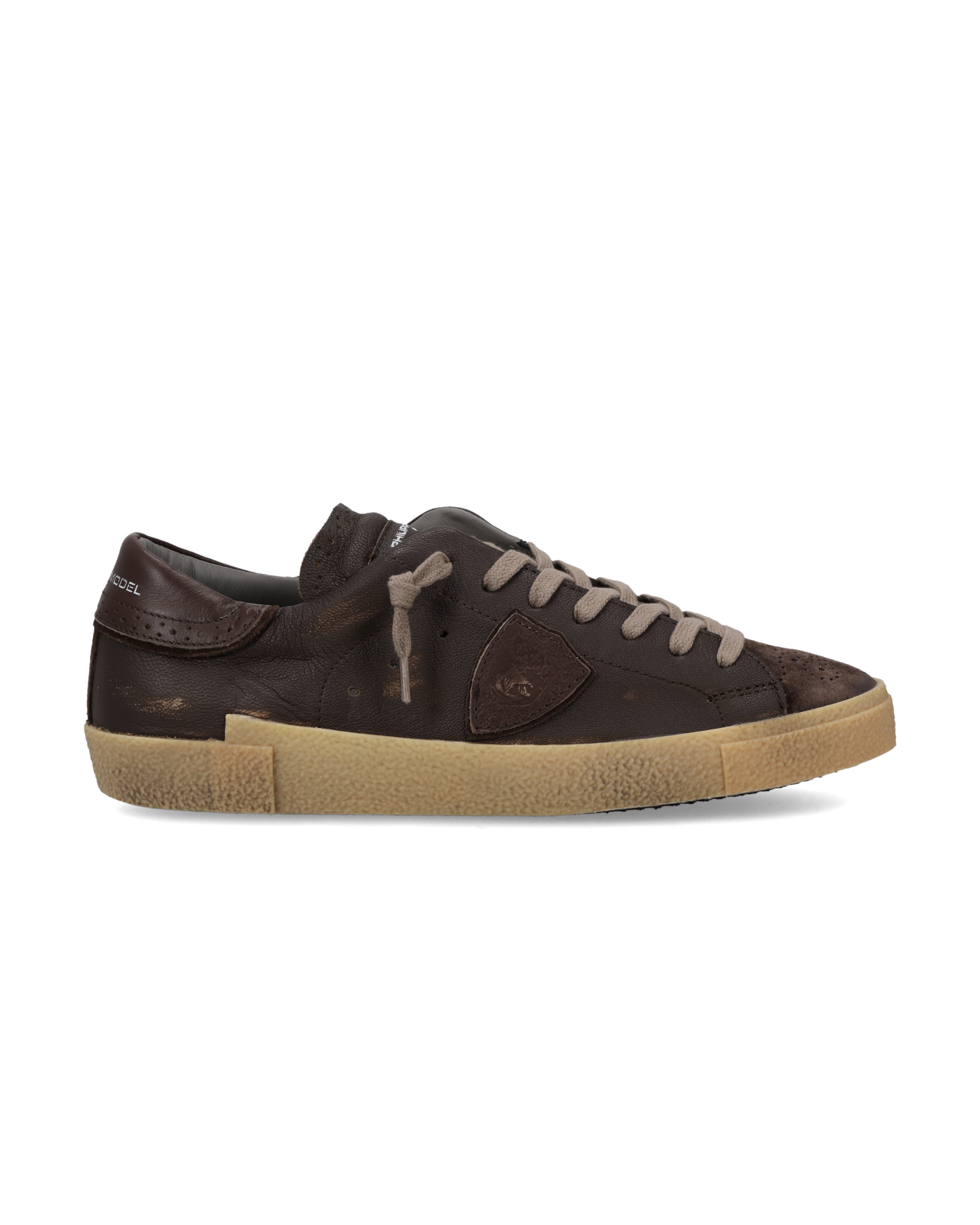 philippe-model-prsx-herren-sneaker-braun image 1