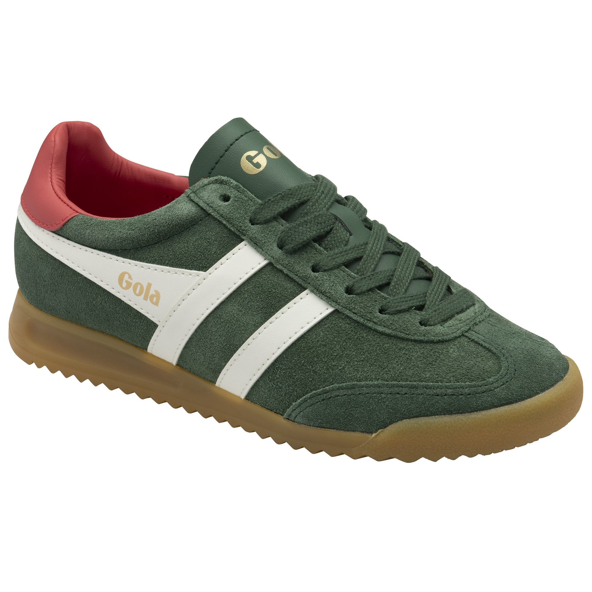 gola-torpedo-sneaker-f-r-damen-tannengr-n-off-white-koralle image 2