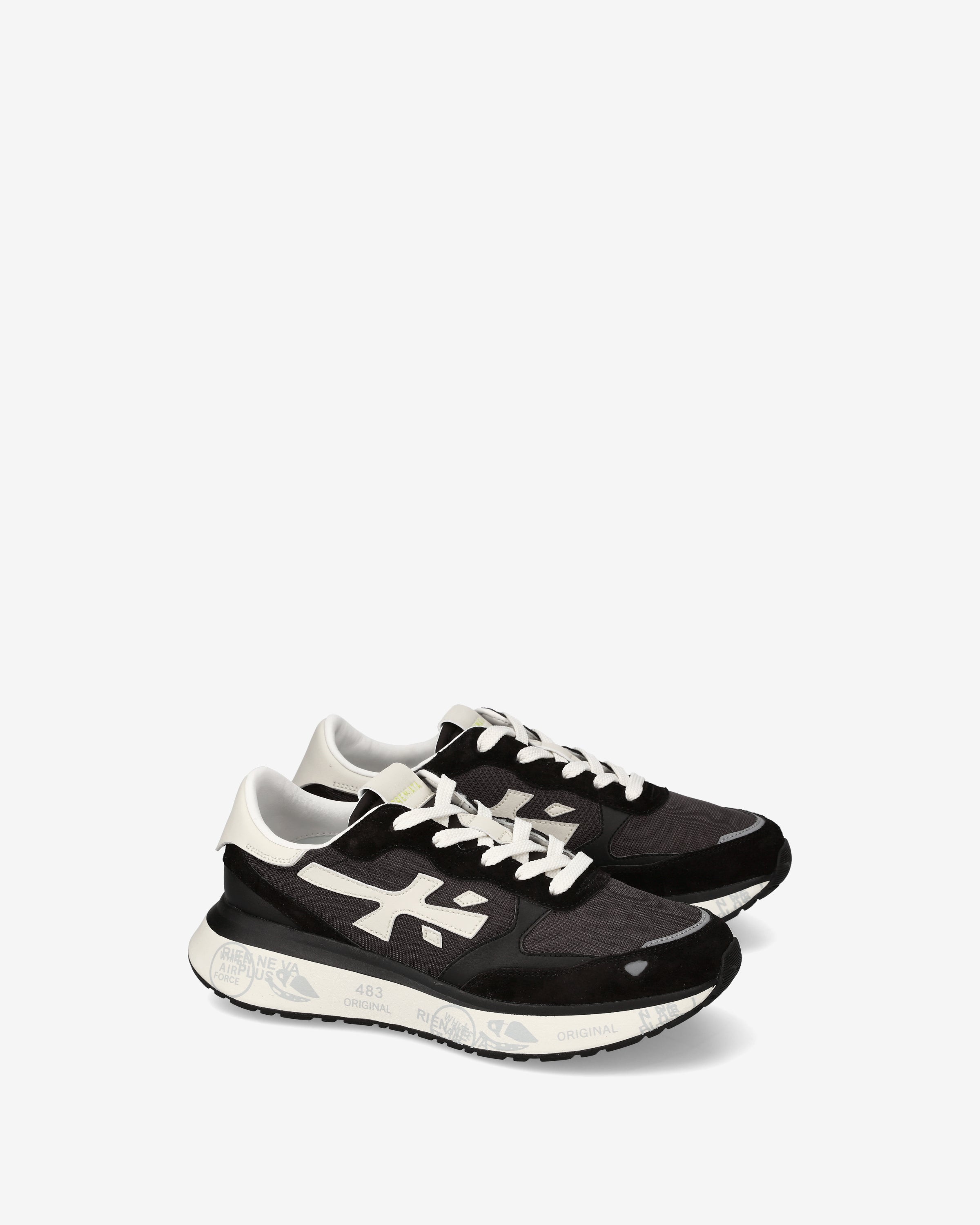 premiata-lauryn-7479-sneaker-schwarz-panna image 2