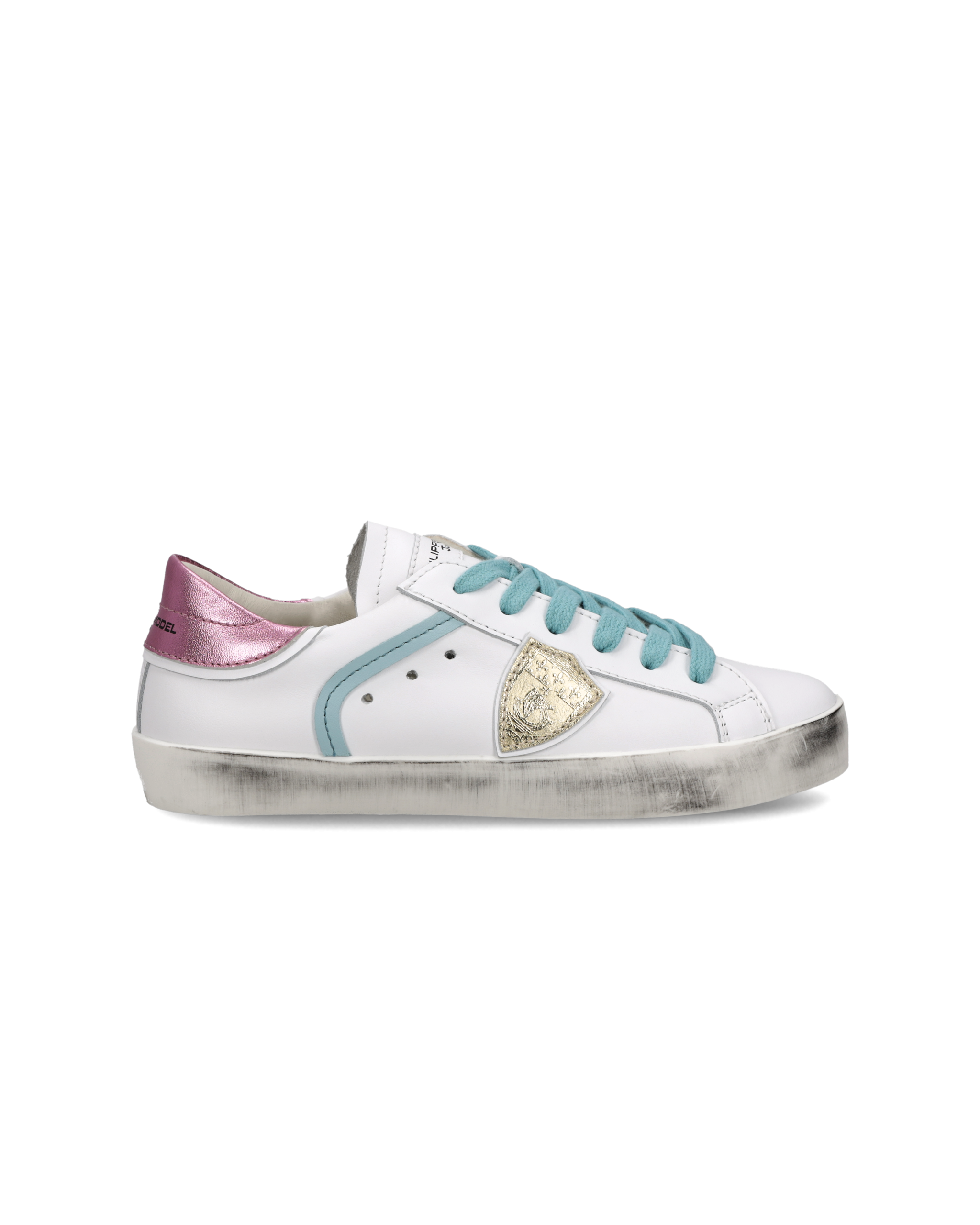 philippe-model-prsx-kids-sneaker-wei-rosa-hellblau image 1