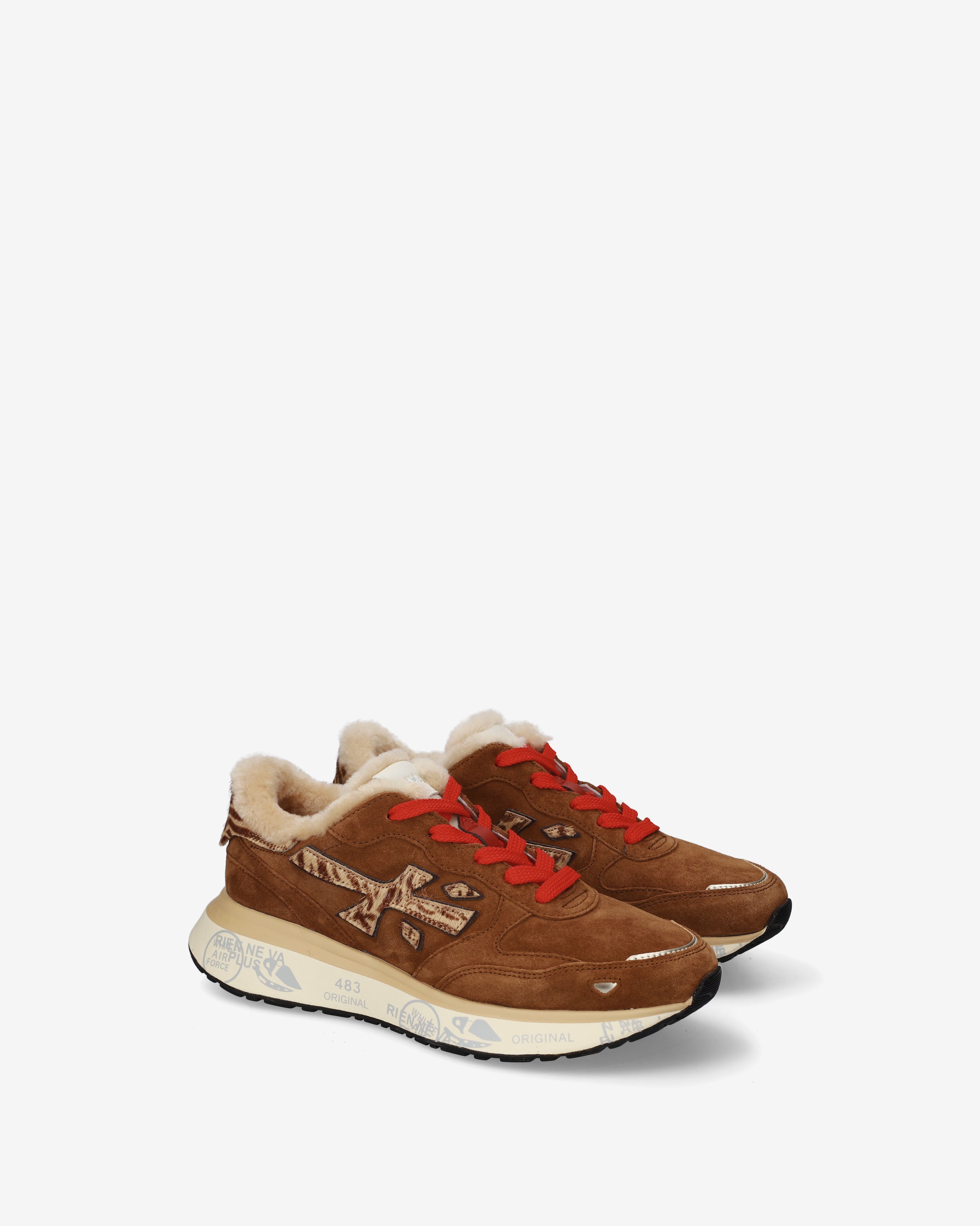 premiata-lauryn-8532m-sneaker-damen-braun-suede-cavallino image 2