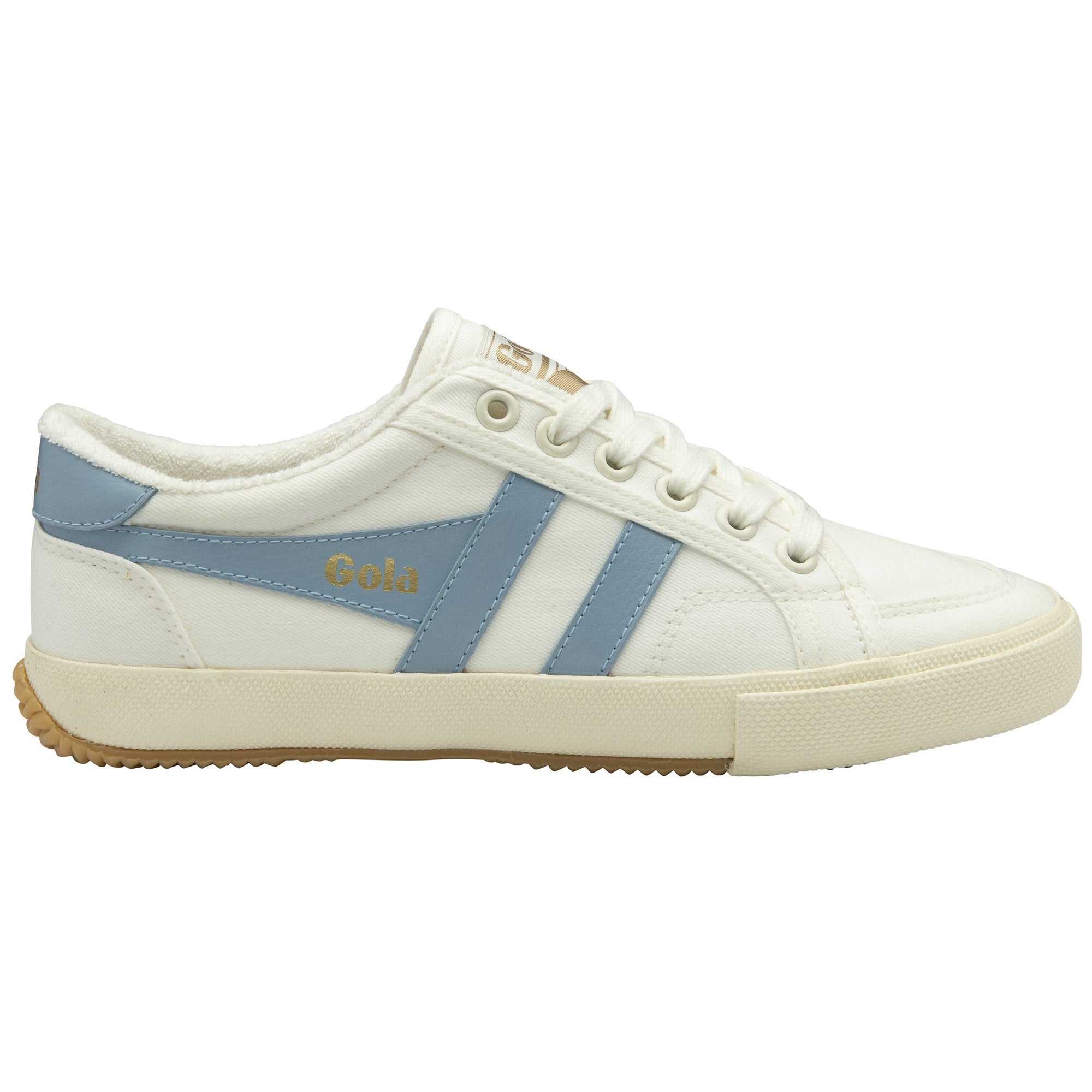 gola-stratus-damen-plimsoll-sneaker-off-white-canvas image 1
