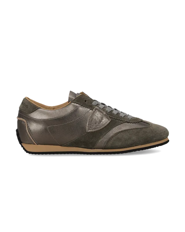 philippe-model-planche-damen-sneaker-bronze-metallic-khaki image 1