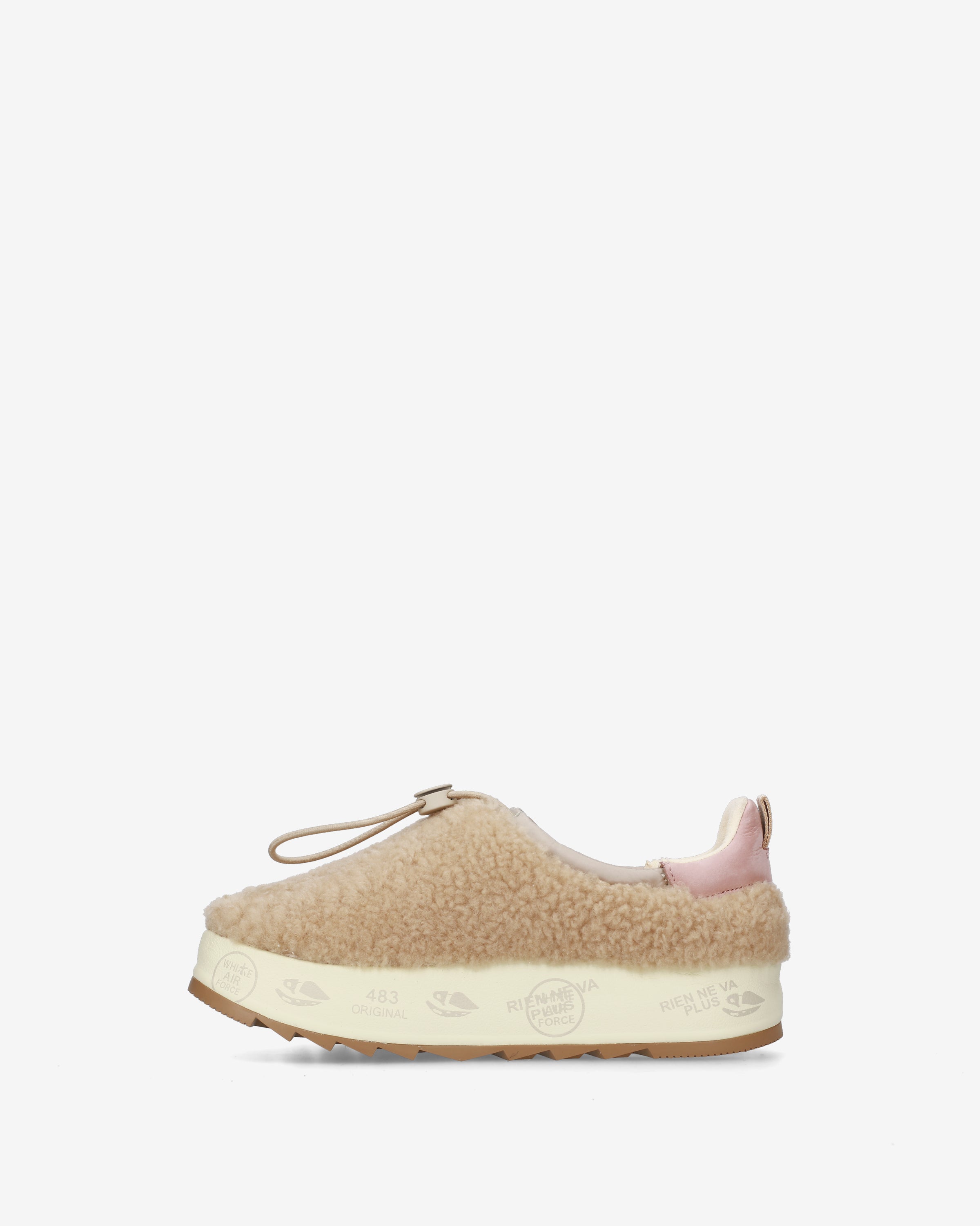 premiata-puffyd-8684-damen-sneaker-beige-montone-mit-kordelzug image 3