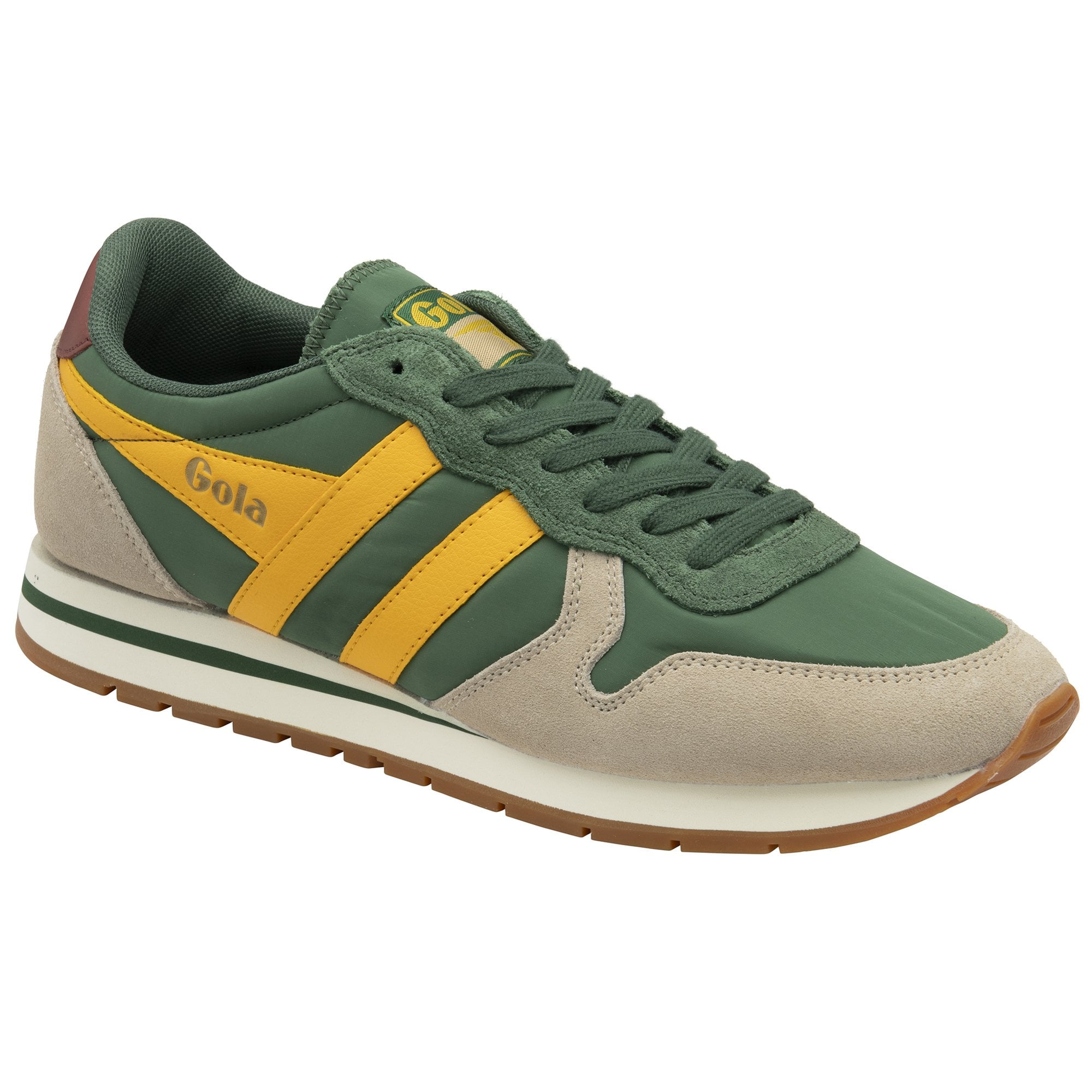 gola-daytona-chute-herren-sneaker-evergreen-bone-off-sun image 2