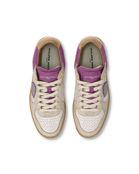 philippe-model-pgal-sneaker-damen-wei-fuchsia-beige image 5