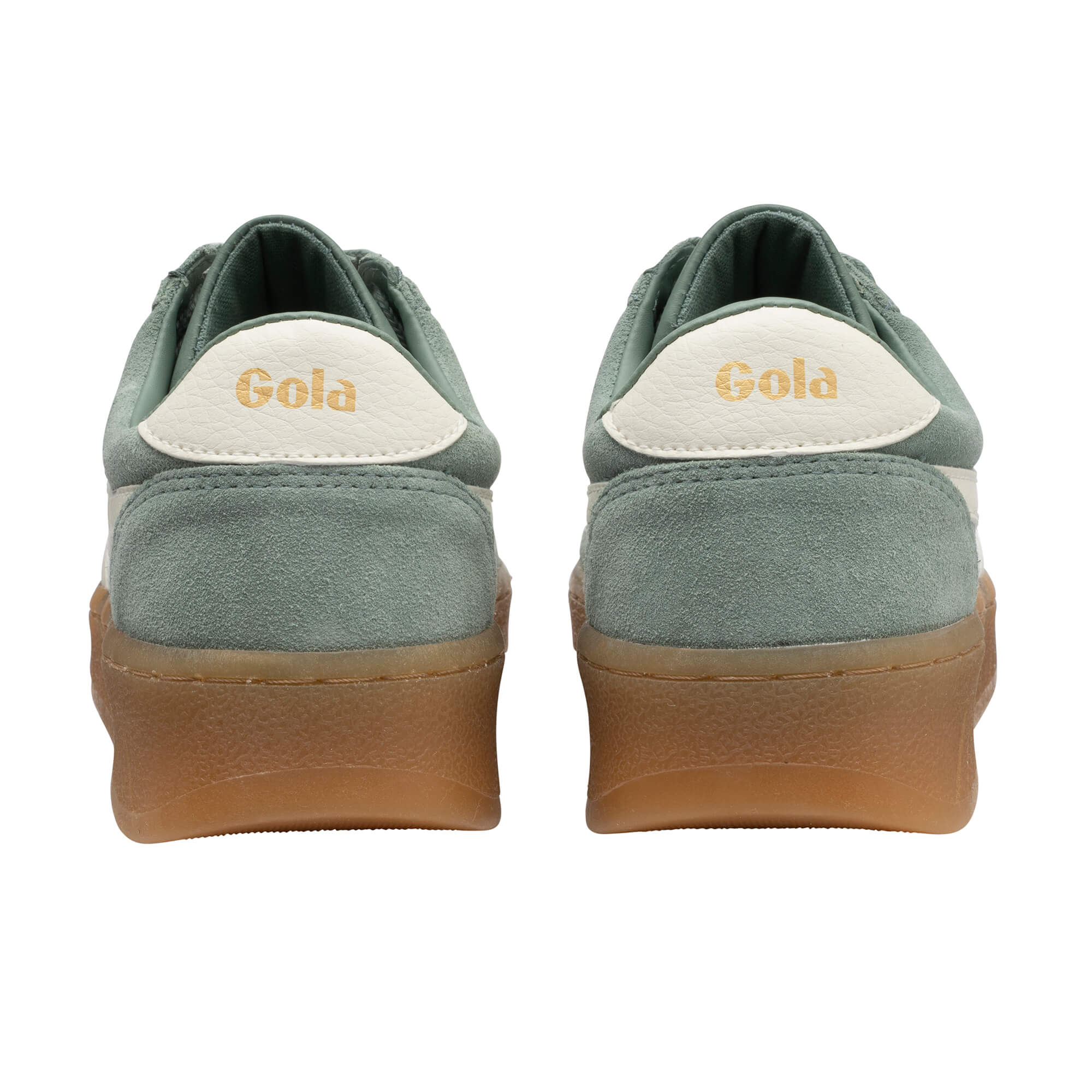 gola-grandslam-wildleder-sneaker-f-r-damen-green-mist-off-white image 4
