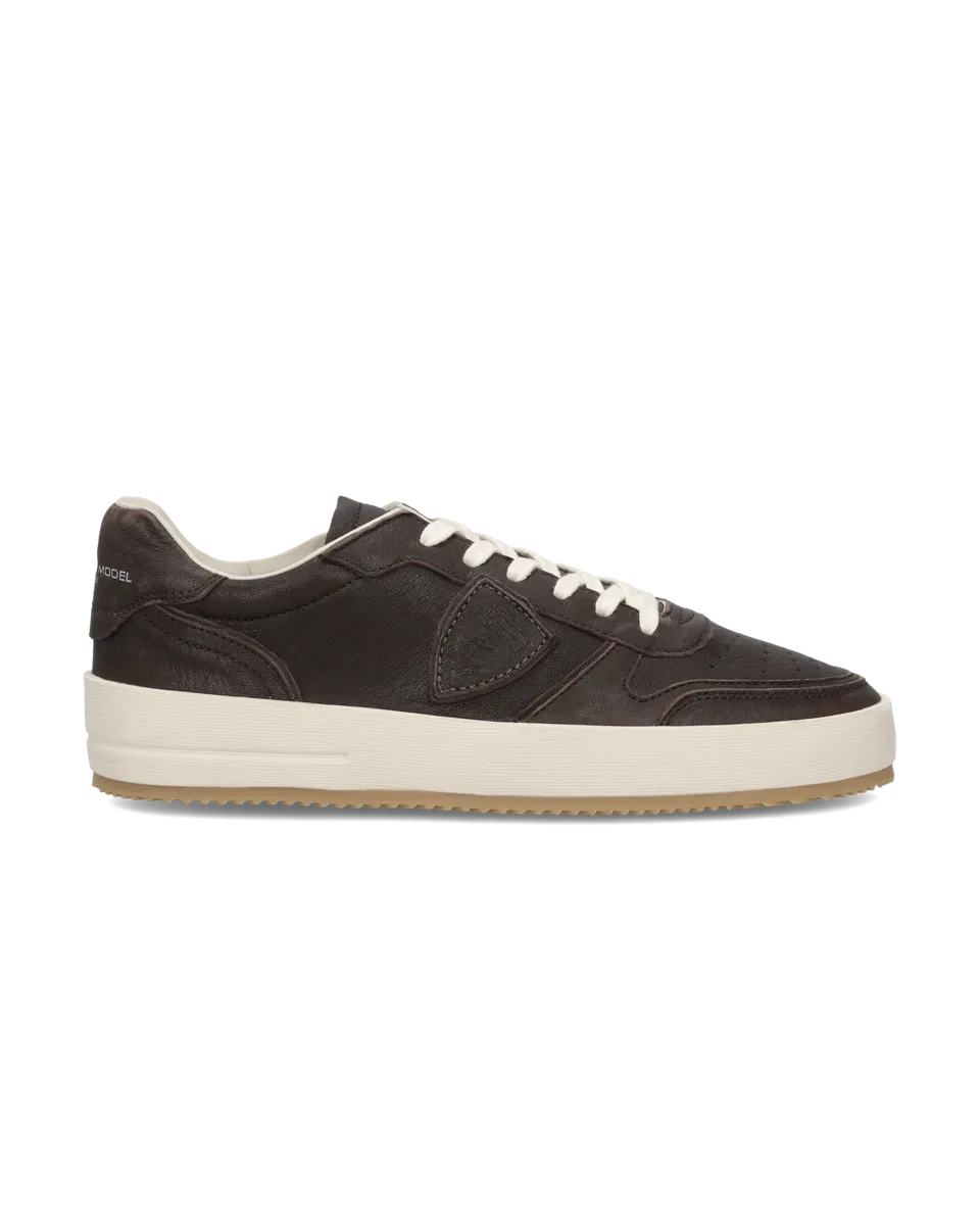 philippe-model-nice-herren-sneaker-braun image 1