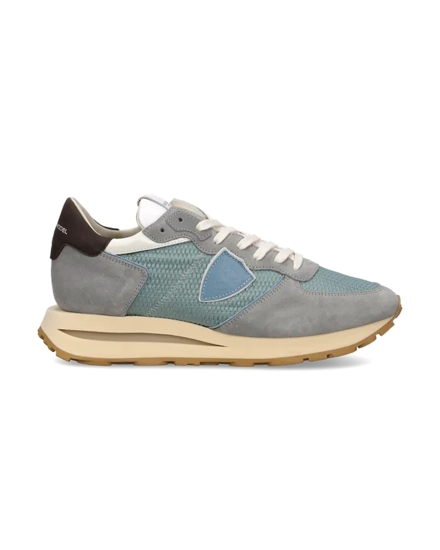 philippe-model-tropez-haute-sneaker-herren-hellblau-grau image 1
