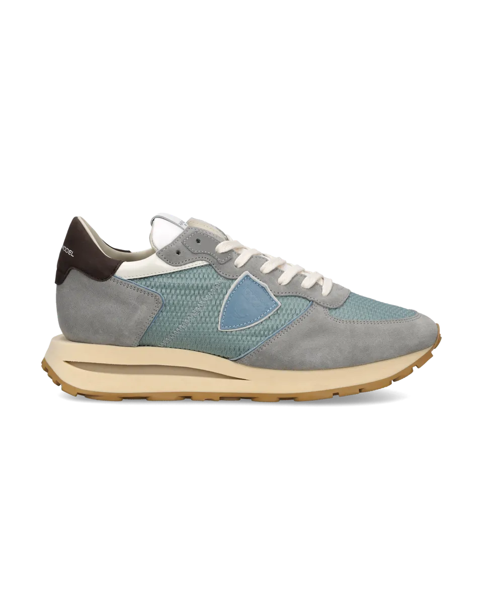 philippe-model-tropez-haute-sneaker-herren-hellblau-grau image 1