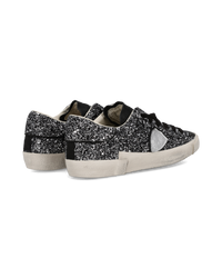 philippe-model-prsx-sneaker-damen-schwarz-glitzer-tige-paillet-e image 2