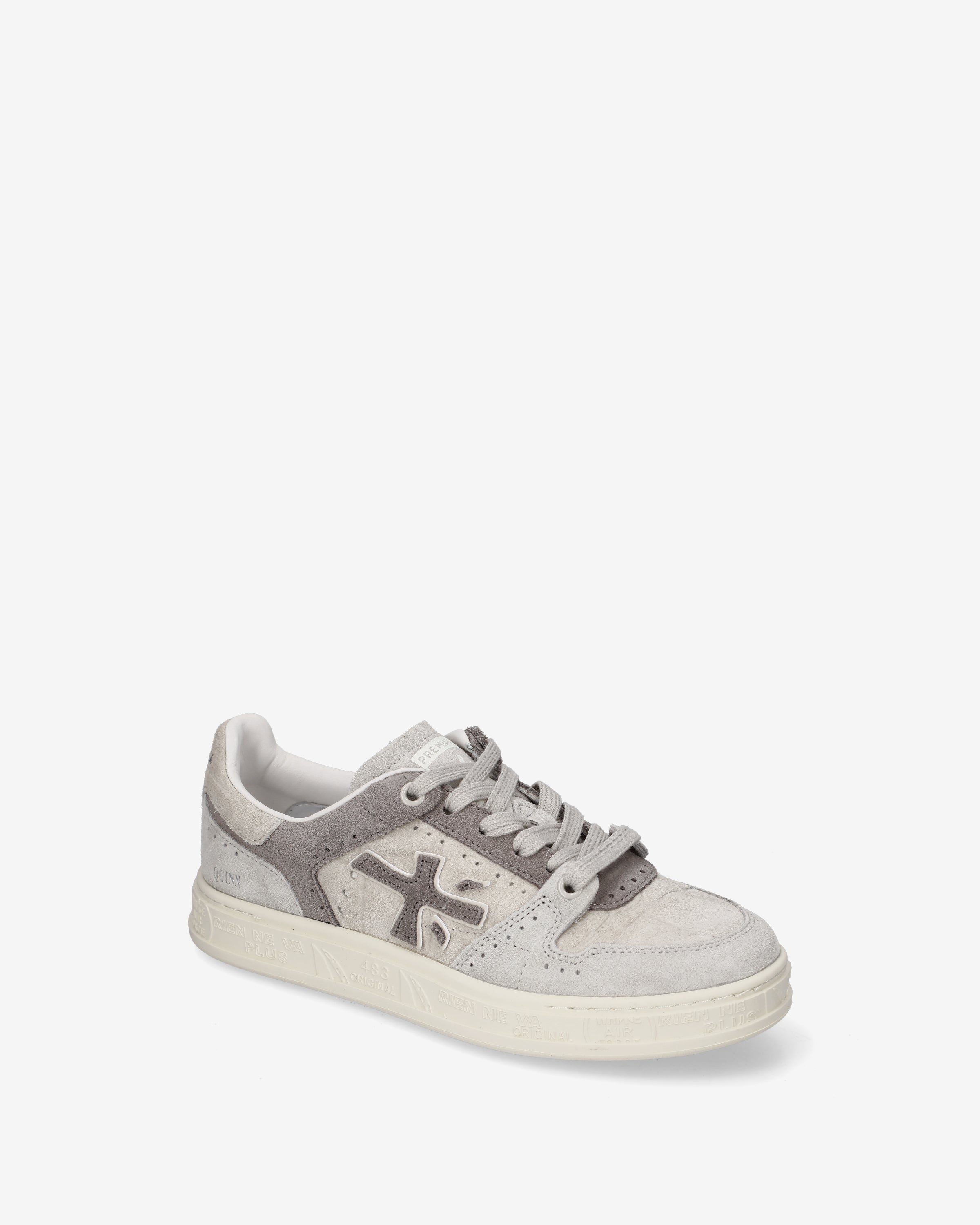 premiata-quinnd-8646-damen-sneaker-panna-grau image 4