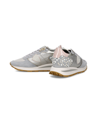 philippe-model-tropez-haute-sneaker-damen-silber-rosa-perlen image 4