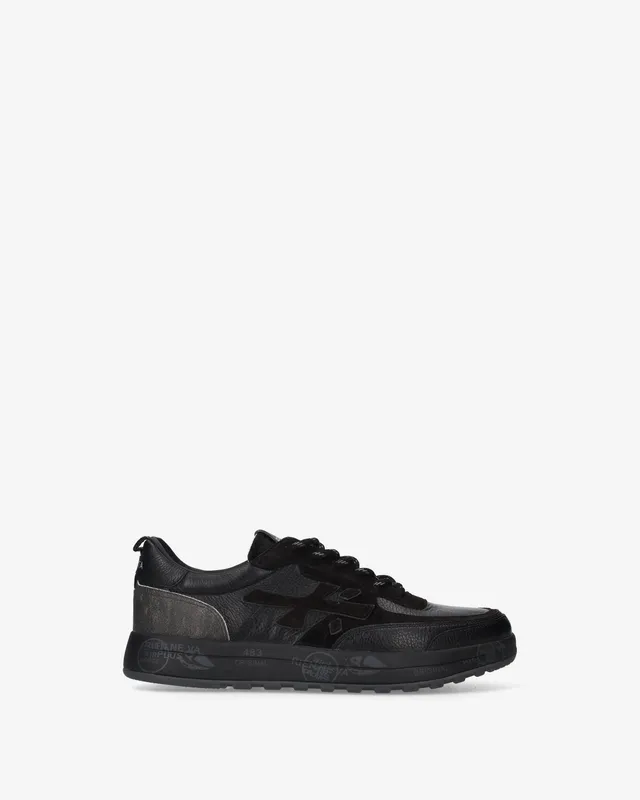 premiata-nous-8465-herren-sneaker-nero-anthrazit image 1