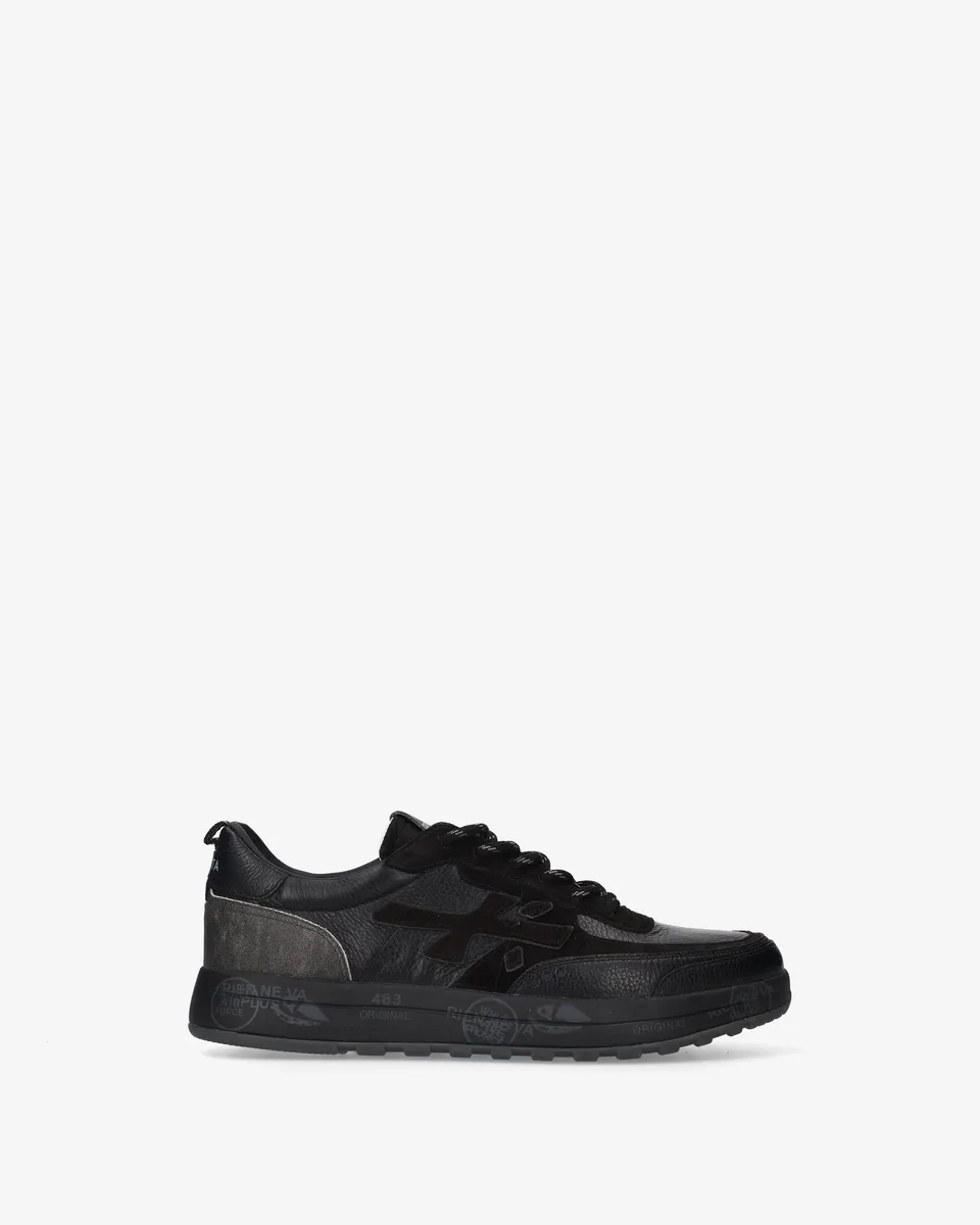 premiata-nous-8465-herren-sneaker-nero-anthrazit image 1