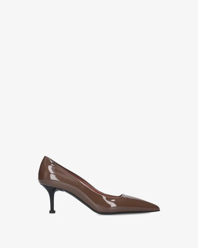 premiata-d-collet-vernice-marroni-pumps-lackleder-brown-6-cm image 1