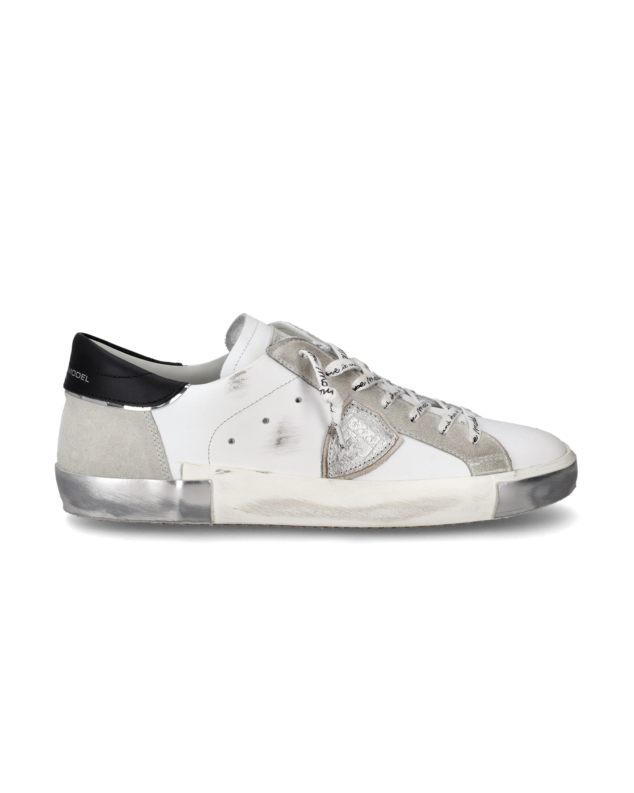 philippe-model-prsx-herren-sneaker-blanc-argent-wei-silber image 1