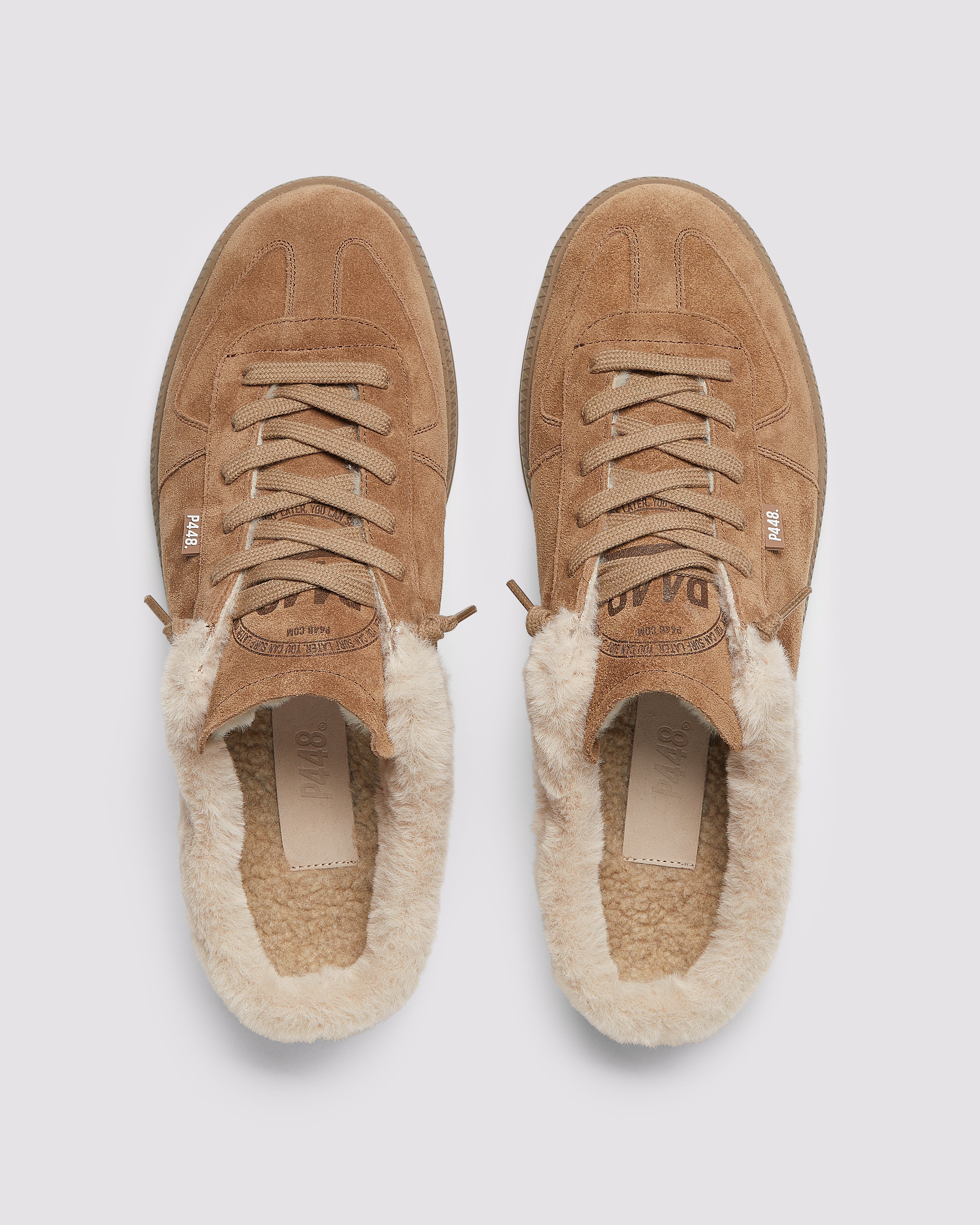 p448-monaco-saddle-damen-slipper-mit-fell image 2