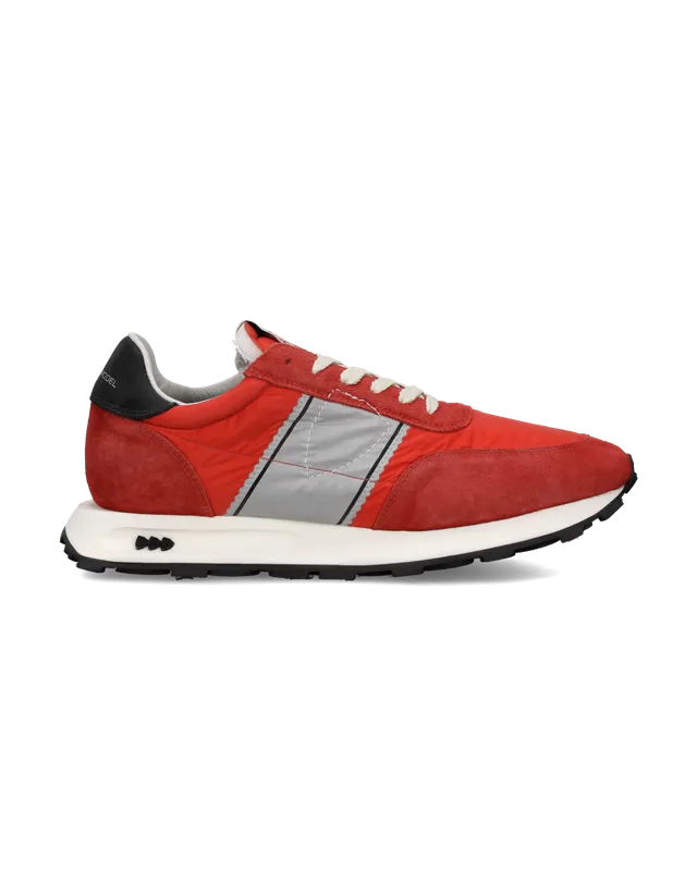 philippe-model-tour-sneaker-herren-rot-grau image 1