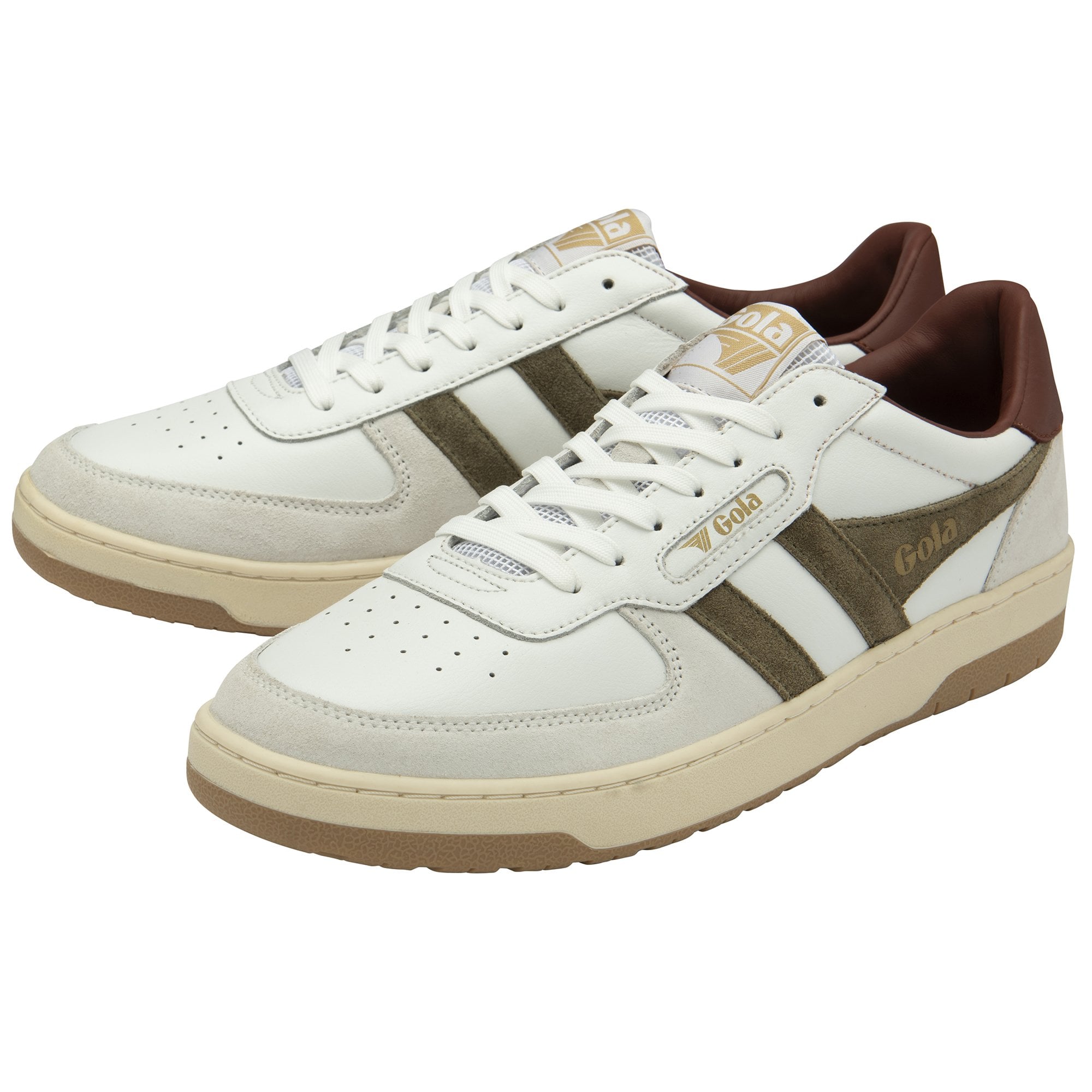 gola-hawk-herren-sneaker-leder-sneaker-in-wei-khaki-rostrot image 3
