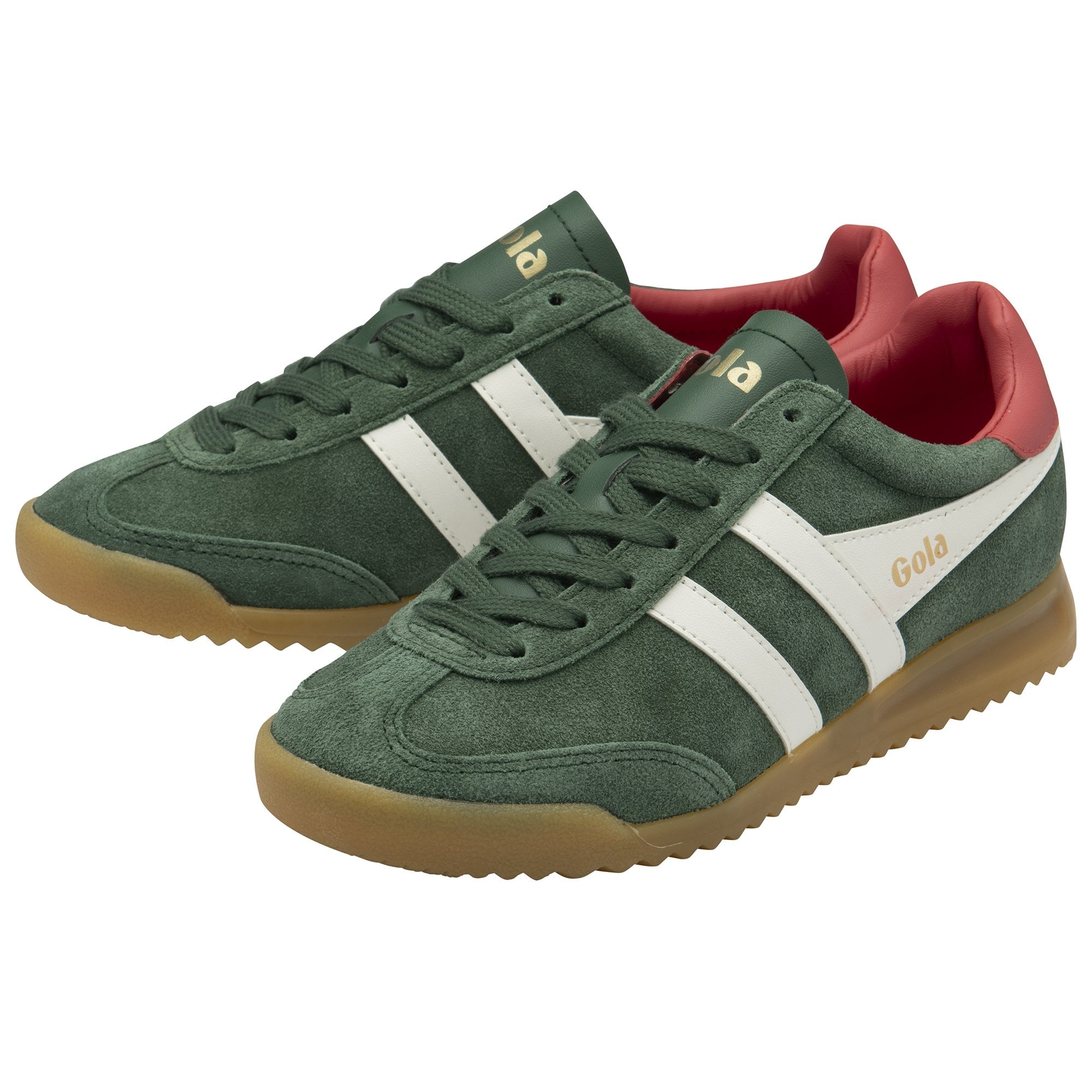 gola-torpedo-sneaker-f-r-damen-tannengr-n-off-white-koralle image 3