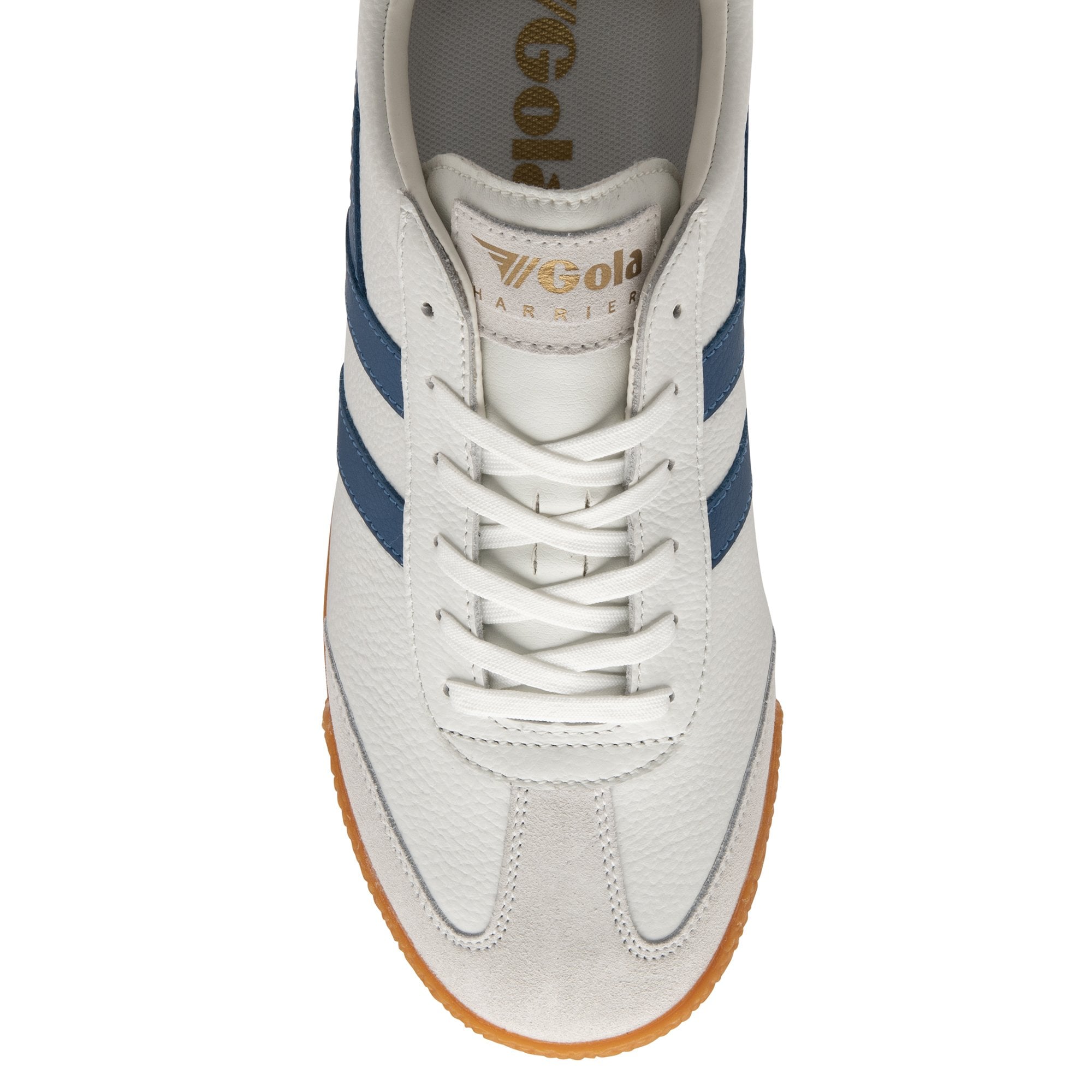 gola-harrier-herren-sneaker-aus-leder-wei-marineblau image 5