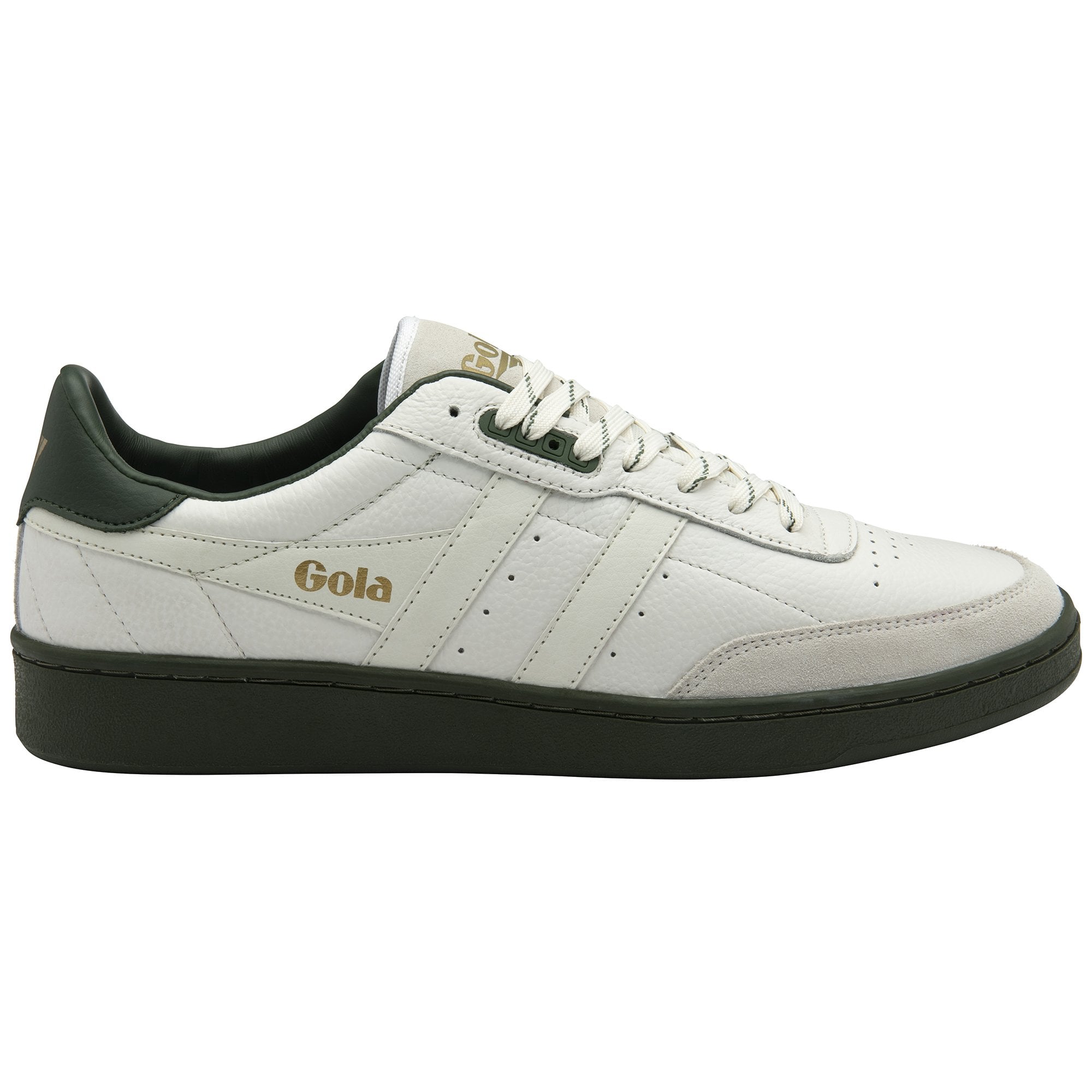 gola-contact-leather-herren-sneaker-wei-dunkelkhaki-court image 1