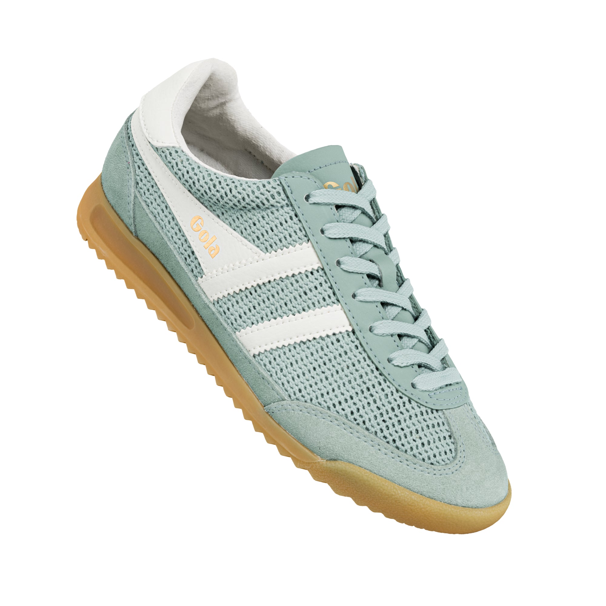 gola-tornado-zephyr-sneaker-f-r-damen-in-gr-n-off-white image 5