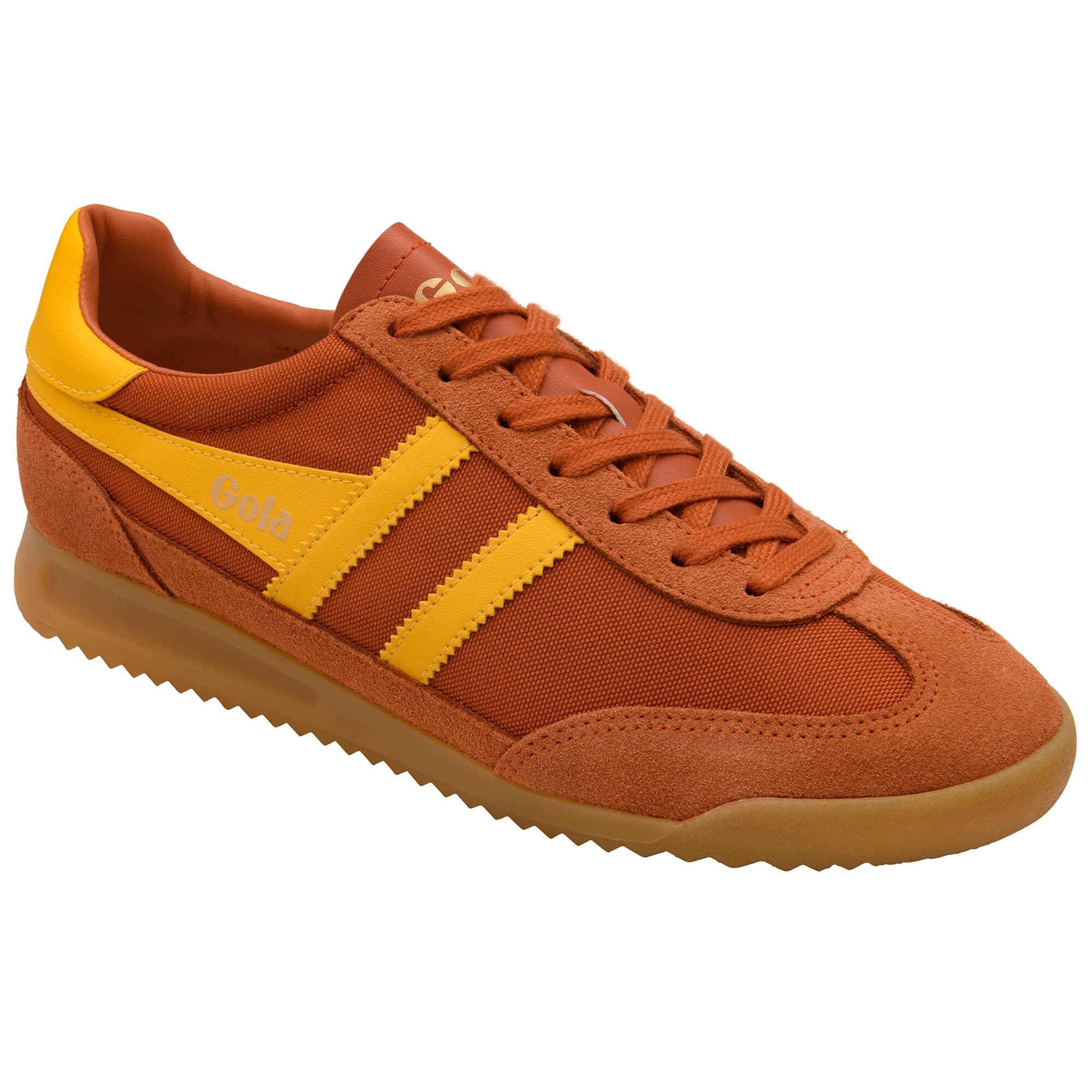 gola-tornado-herren-sneaker-nylon-orange-wildleder image 2