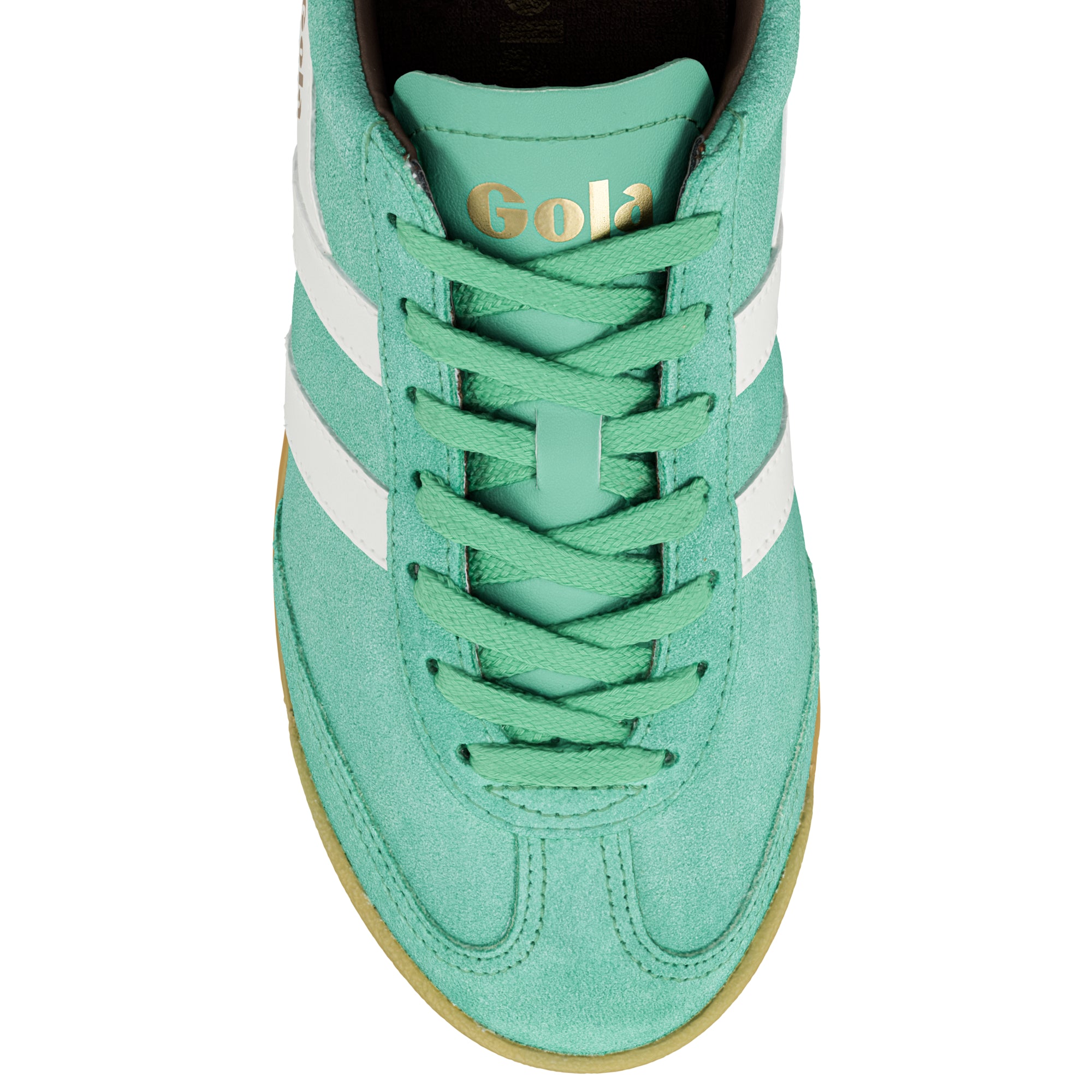gola-torpedo-damen-sneaker-jade-cremewei-dunkelbraun image 4