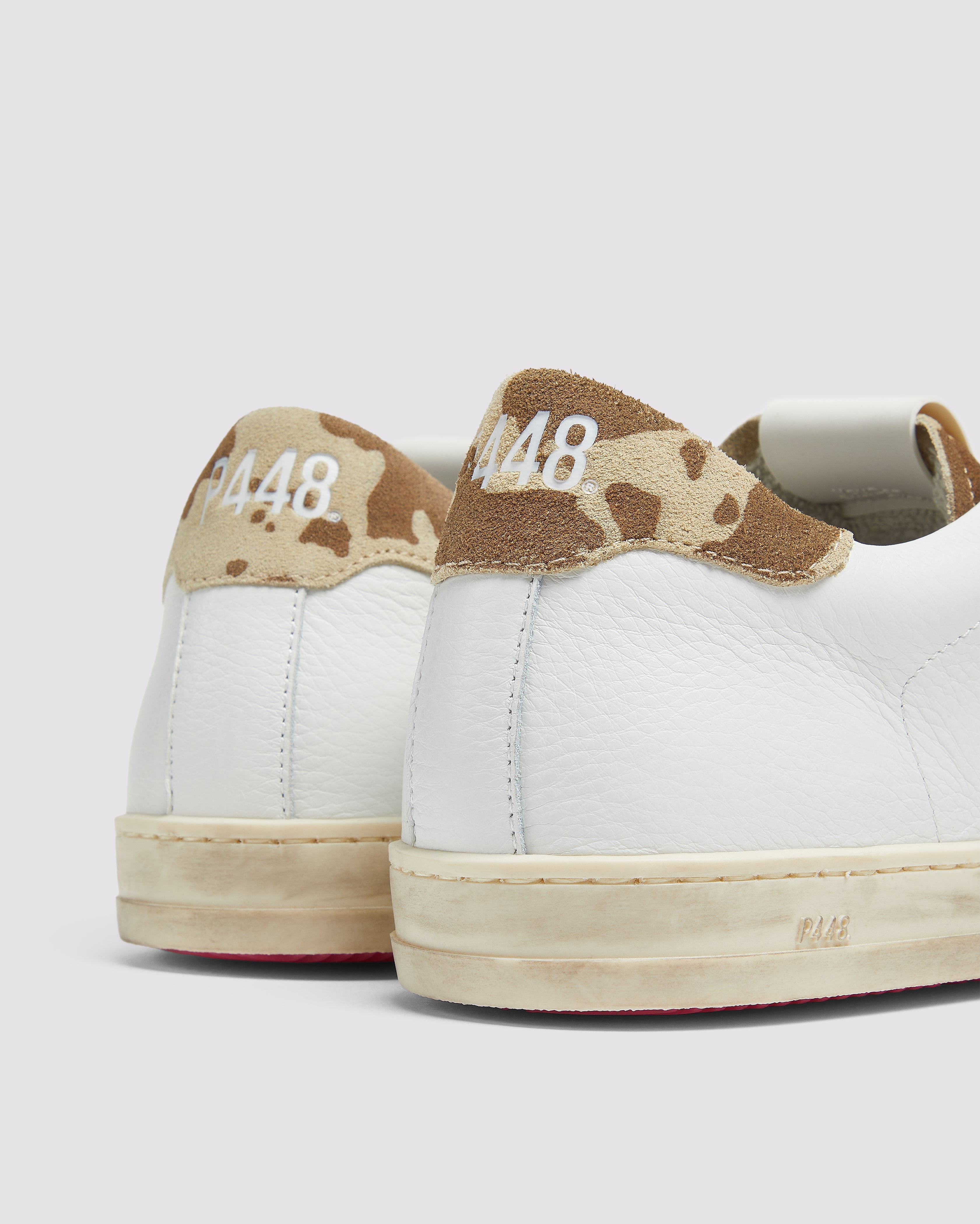 p448-john-wild-cow-white-damen-low-top-sneaker image 6