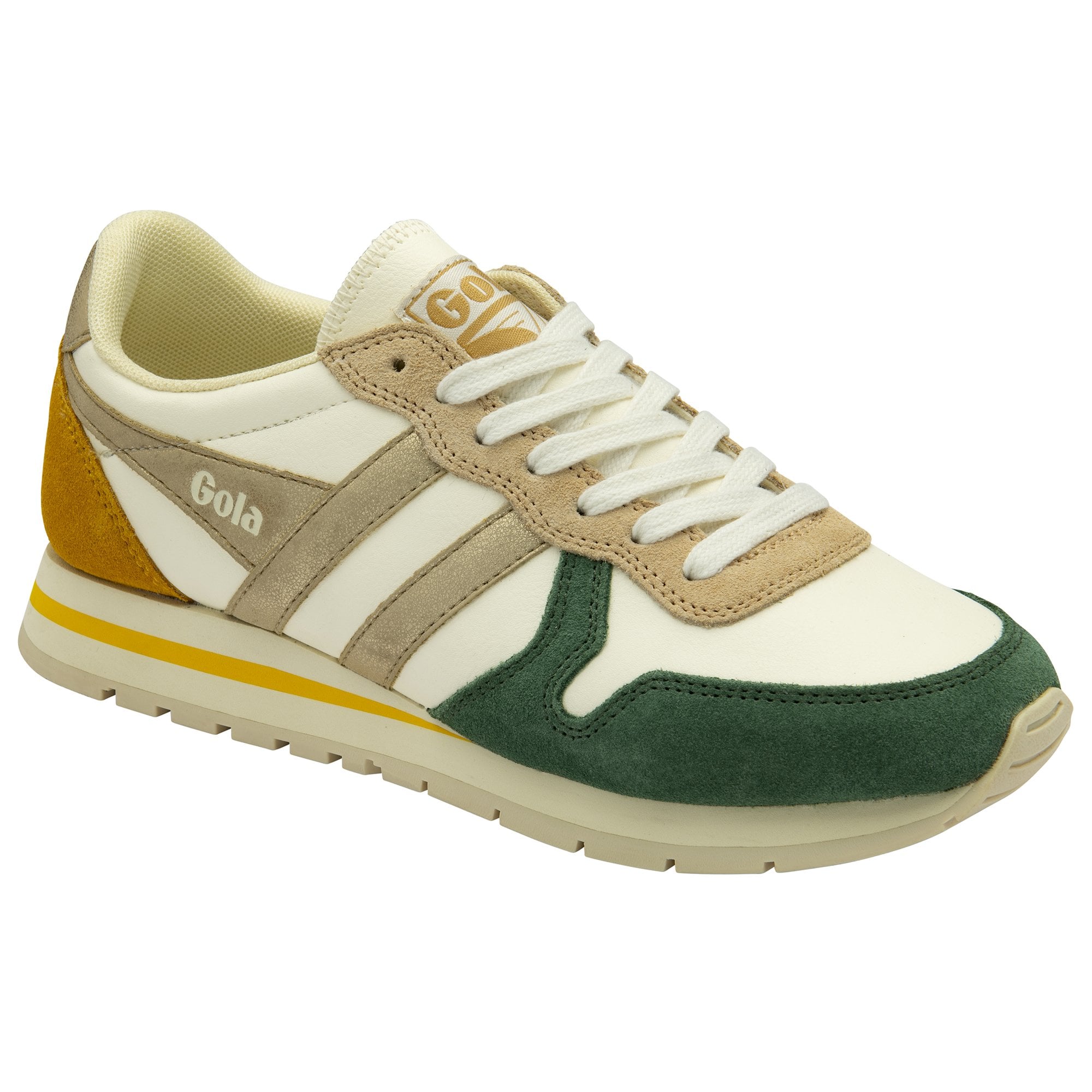 gola-daytona-quadrant-damen-sneaker-creme-tannengr-n-gold image 2