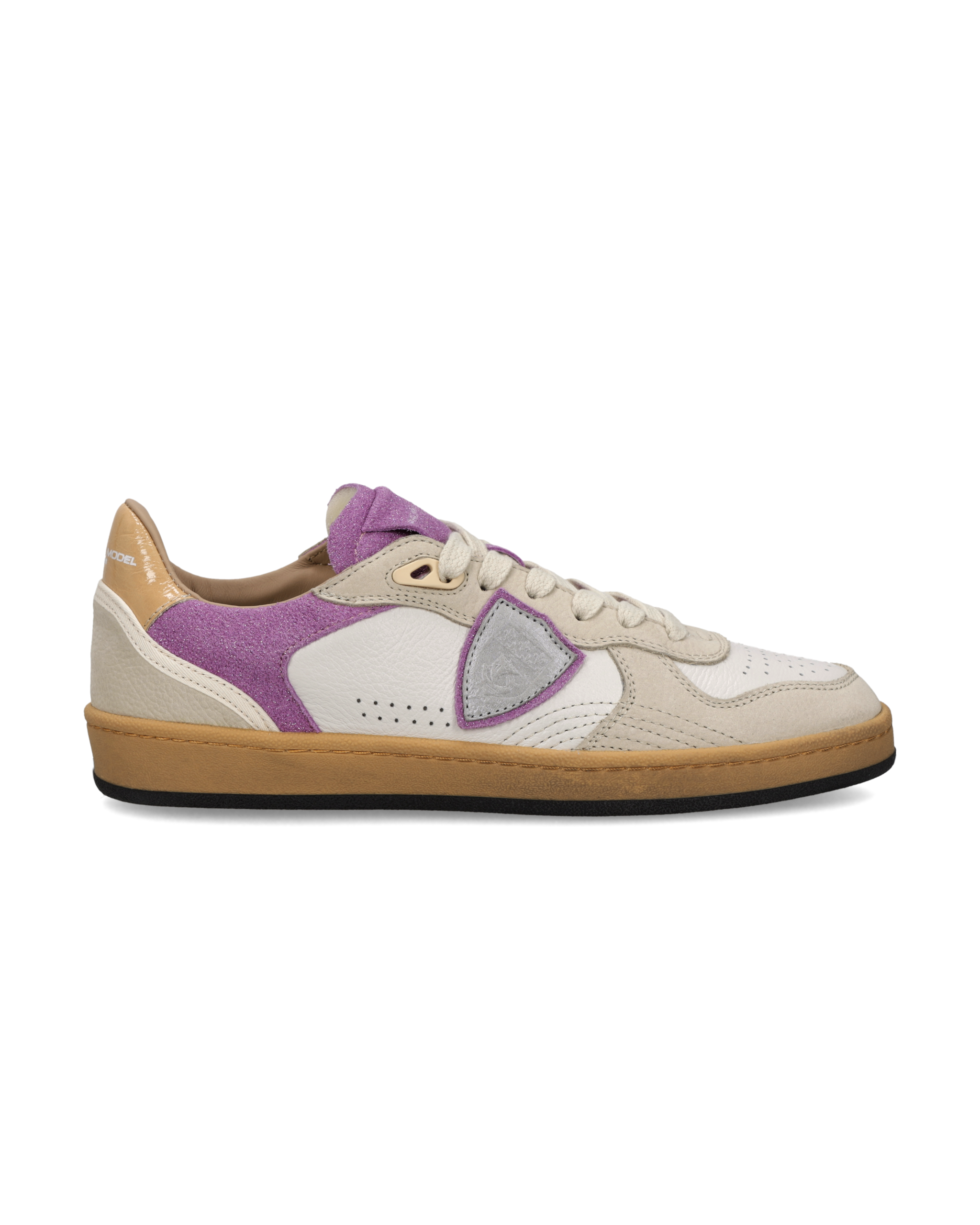 philippe-model-pgal-sneaker-damen-wei-fuchsia-beige image 1